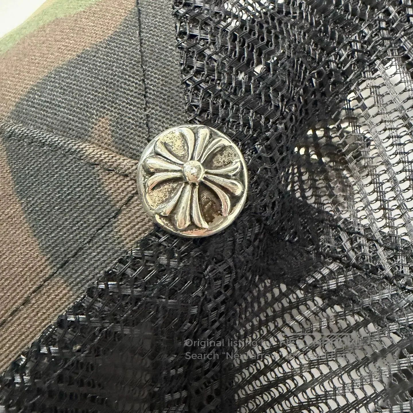 Chrome Hearts chrome hearts camo logo trucker cap. Size ONE SIZE - 4 Thumbnail