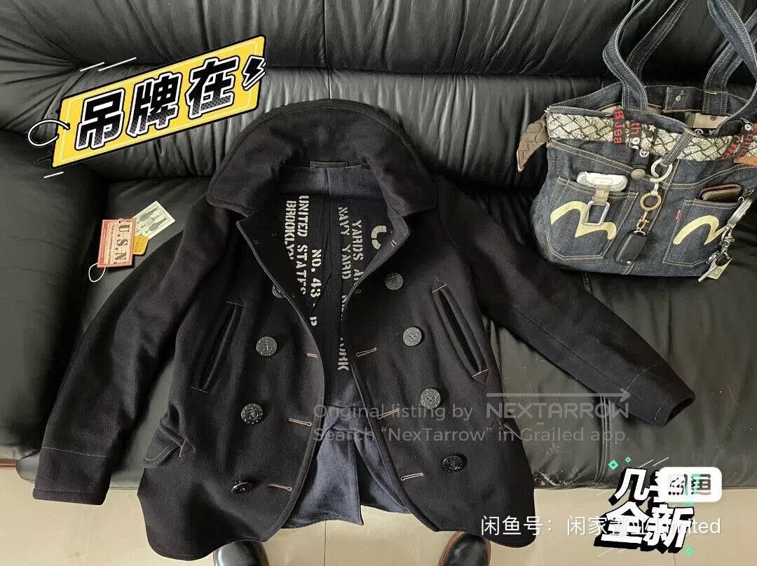 Freewheelers freewheelers navy long coat. Size US M / EU 48-50 / 2 - 5 Thumbnail