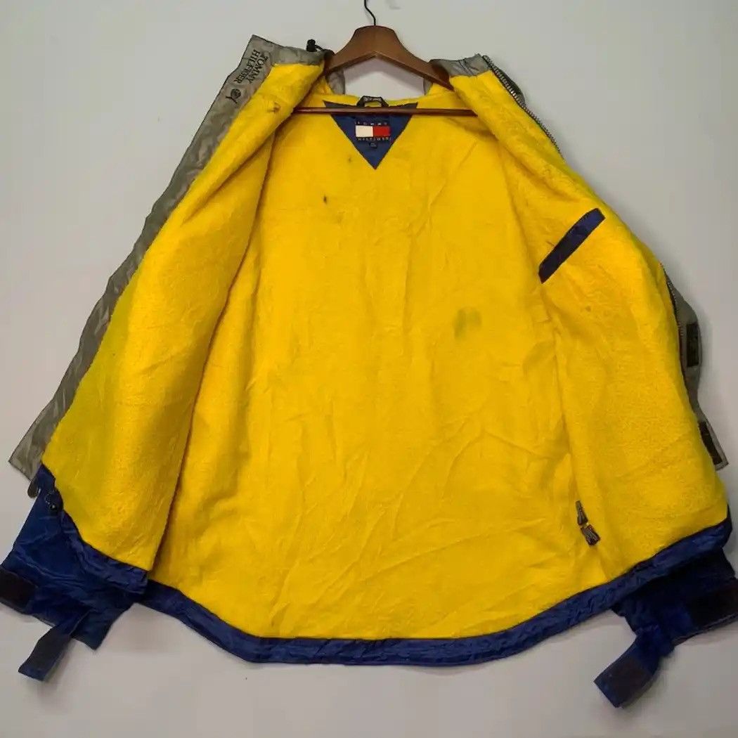 Sports Specialties × Tommy Hilfiger SEND OFFERS 🍁 Tommy Hilfinger Big Logo Back RARE Long Jacket Size US XL / EU 56 / 4 - 9 Thumbnail