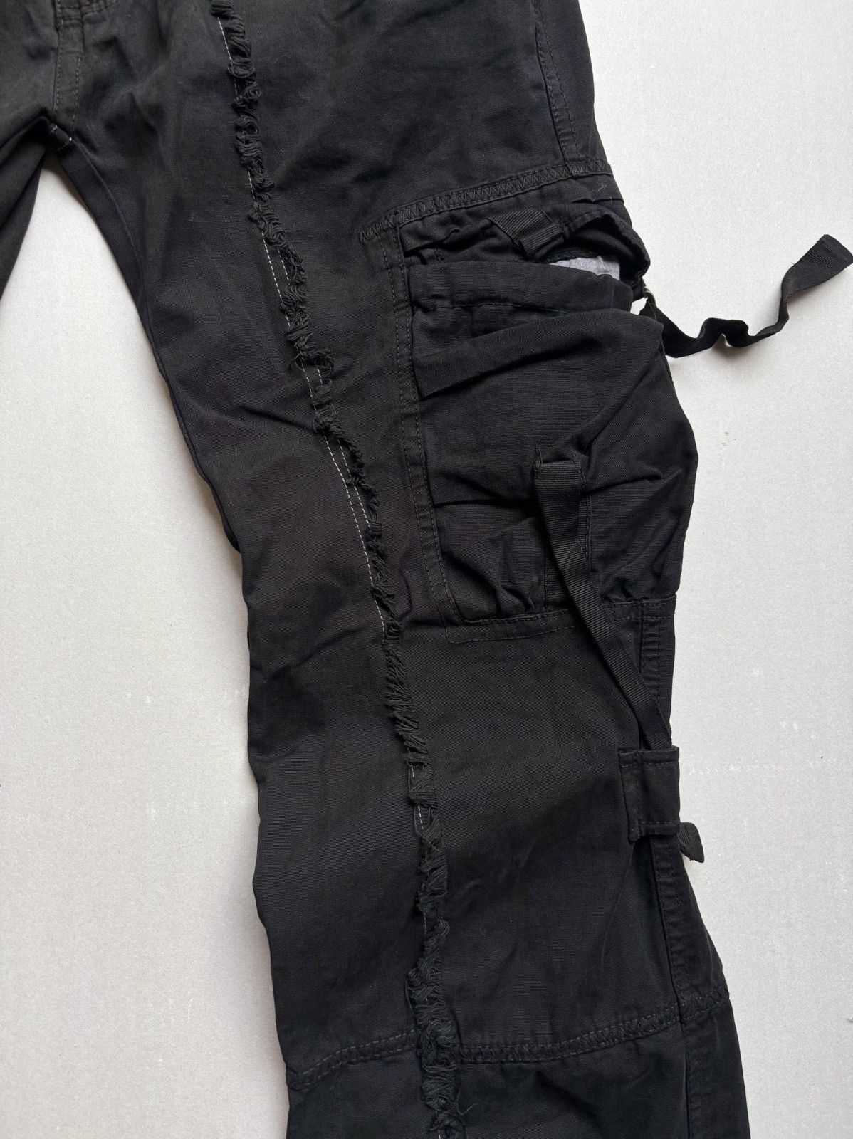 Japanese Brand Vertgarments frayed cargo pants Size US 28 / EU 44 - 3 Thumbnail