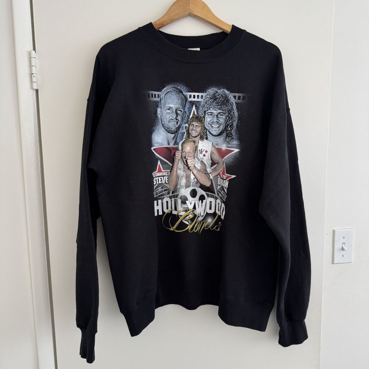 Vintage Steve Austin x Brian Pillman Hollywood Blondes crewneck Size US L / EU 52-54 / 3 - 1 Thumbnail