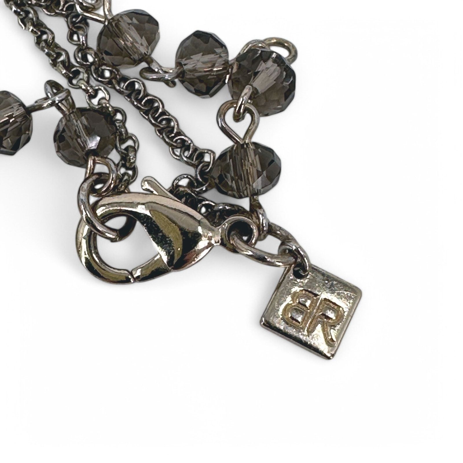 Banana Republic Banana Republic Layered Necklace Smoke Crystal Beads Size ONE SIZE - 5 Thumbnail