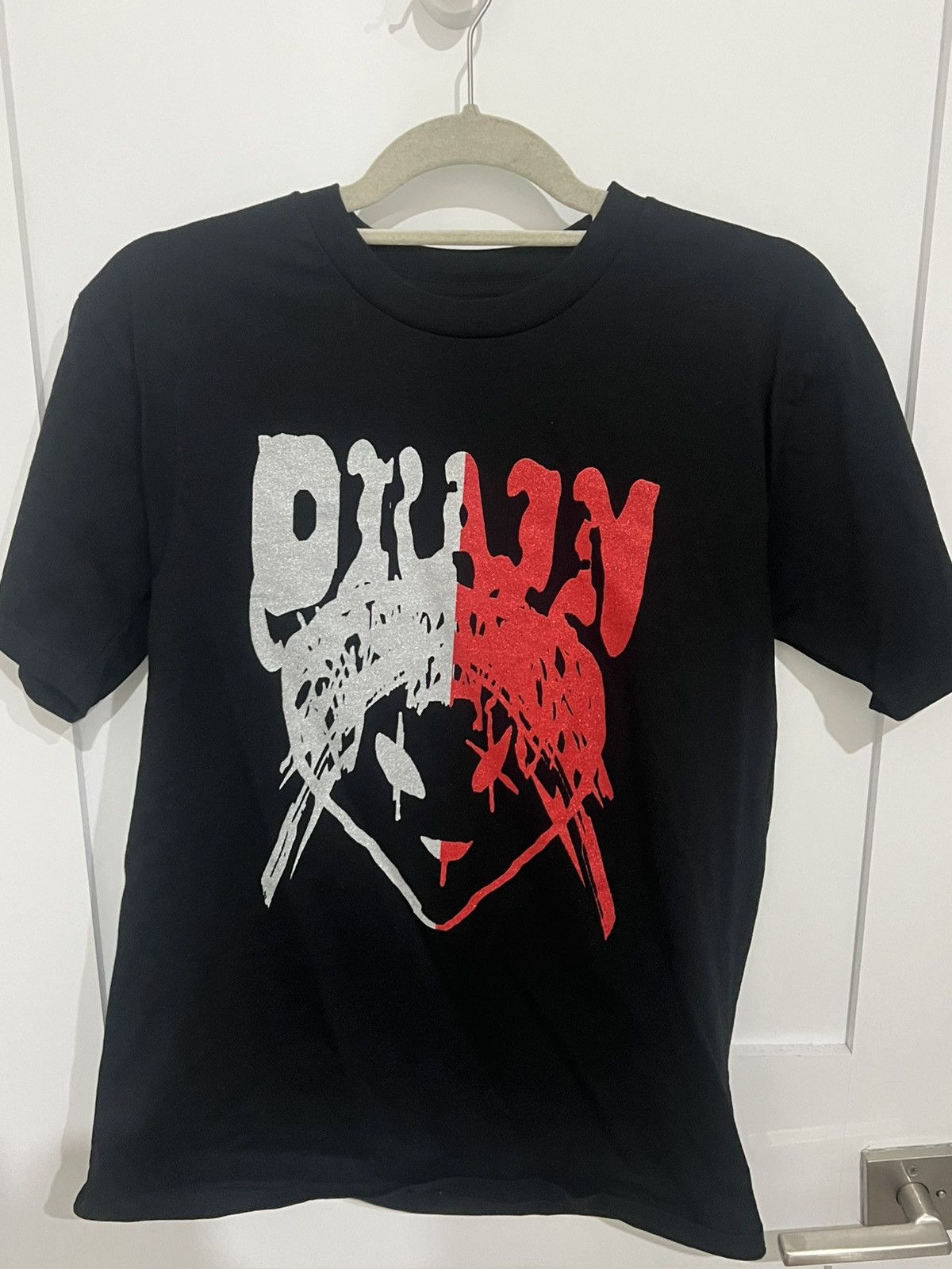 Drain Gang Bladee Strawberry Alien Glitter Tee Size US M / EU 48-50 / 2 - 1 Thumbnail