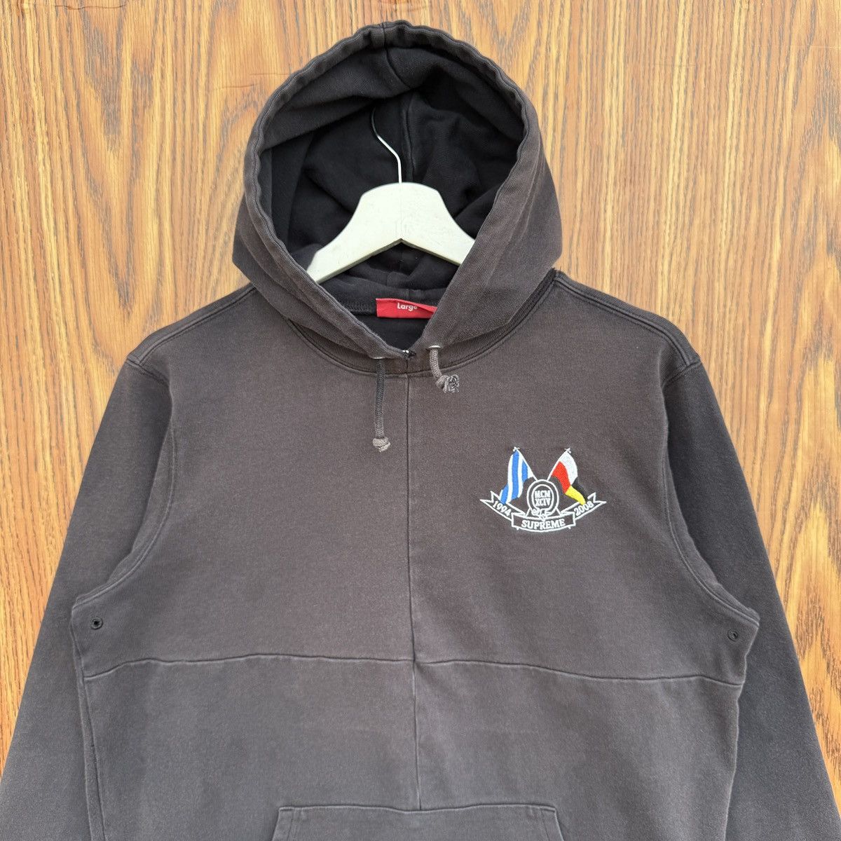 Supreme Supreme Hoodie MCM X CIV 1994 2008 Sweatshirt Size US L / EU 52-54 / 3 - 5 Thumbnail