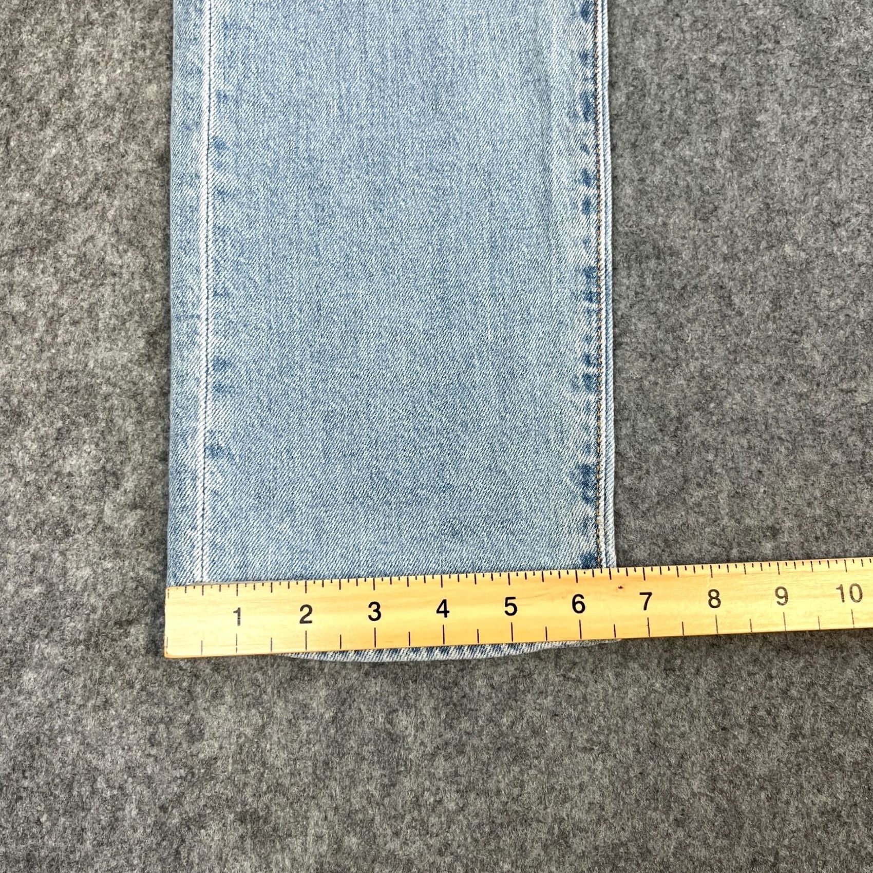 Levi's Levi's Mens Jeans Slim Fit 29 32 Light Wash Blue Stretch Premium Denim 5-Pocket Medium Rise Jeans Mens Size US 29 - 3 Thumbnail