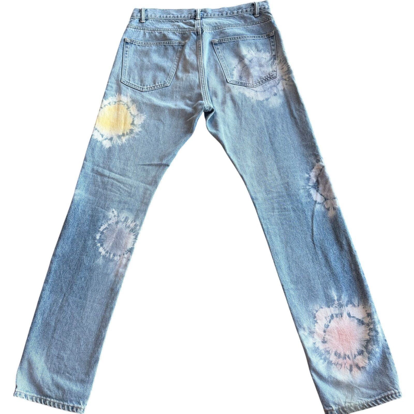 John Elliott JOHN ELLIOT: Men's "Kane" Distressed Tie-dye Jeans - 29 Size US 29 - 8 Thumbnail