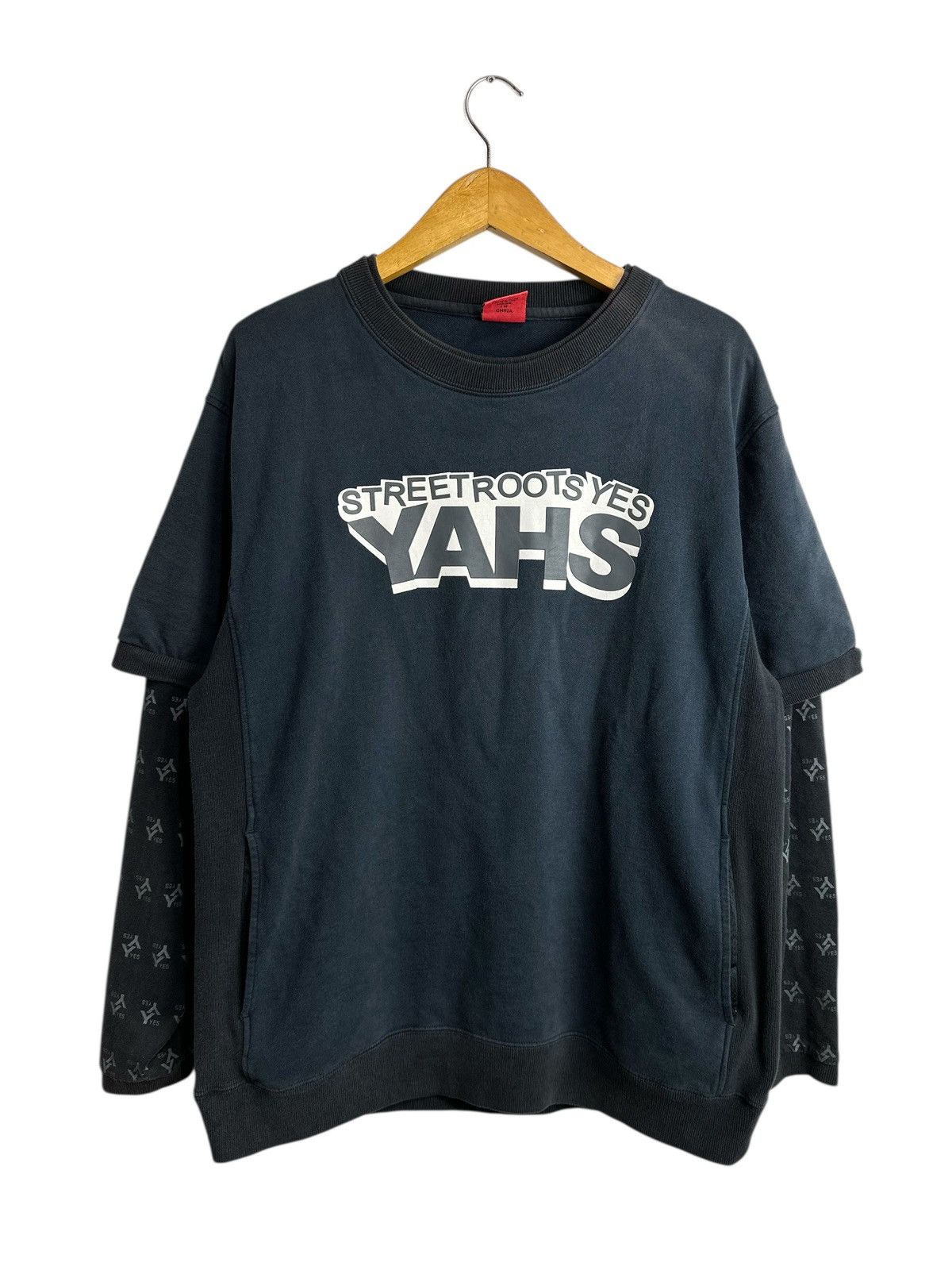 14th Addiction SICK FADED FOGATY HOUSE DOUBLE LAYER LONG SLEEVE TEE Size US L / EU 52-54 / 3 - 4 Thumbnail