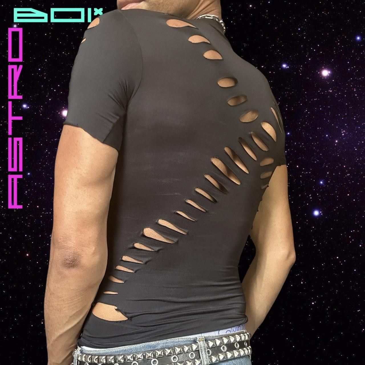 Reebok ASTROBOI* REEBOK Black Braided Rave Compression Top - Small Size S / US 4 / IT 40 - 5 Thumbnail