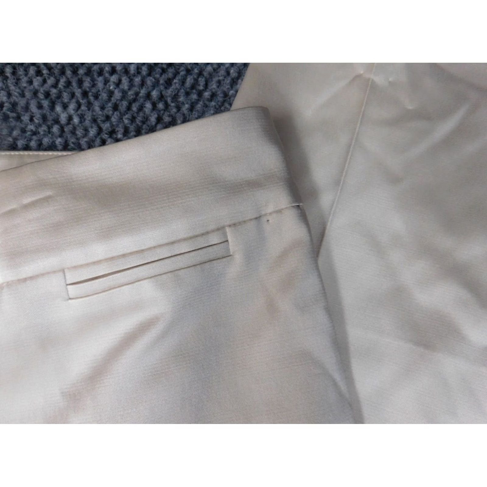 Ann Taylor Ann Taylor Pants Womens 2P Beige Margo Straight Chino Classic Knit 30In Inseam Petite Regular Size 26" / US 2 / IT 38 - 3 Thumbnail