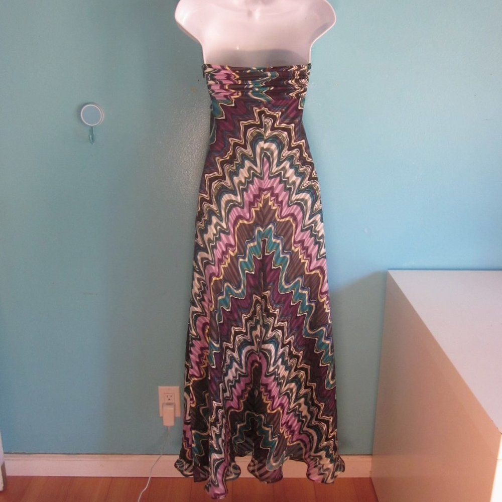 Laundry by Shelli Segal Laundry Shelli Segal Long Formal Silk Dress Size 4 Size S / US 4 / IT 40 - 10 Thumbnail