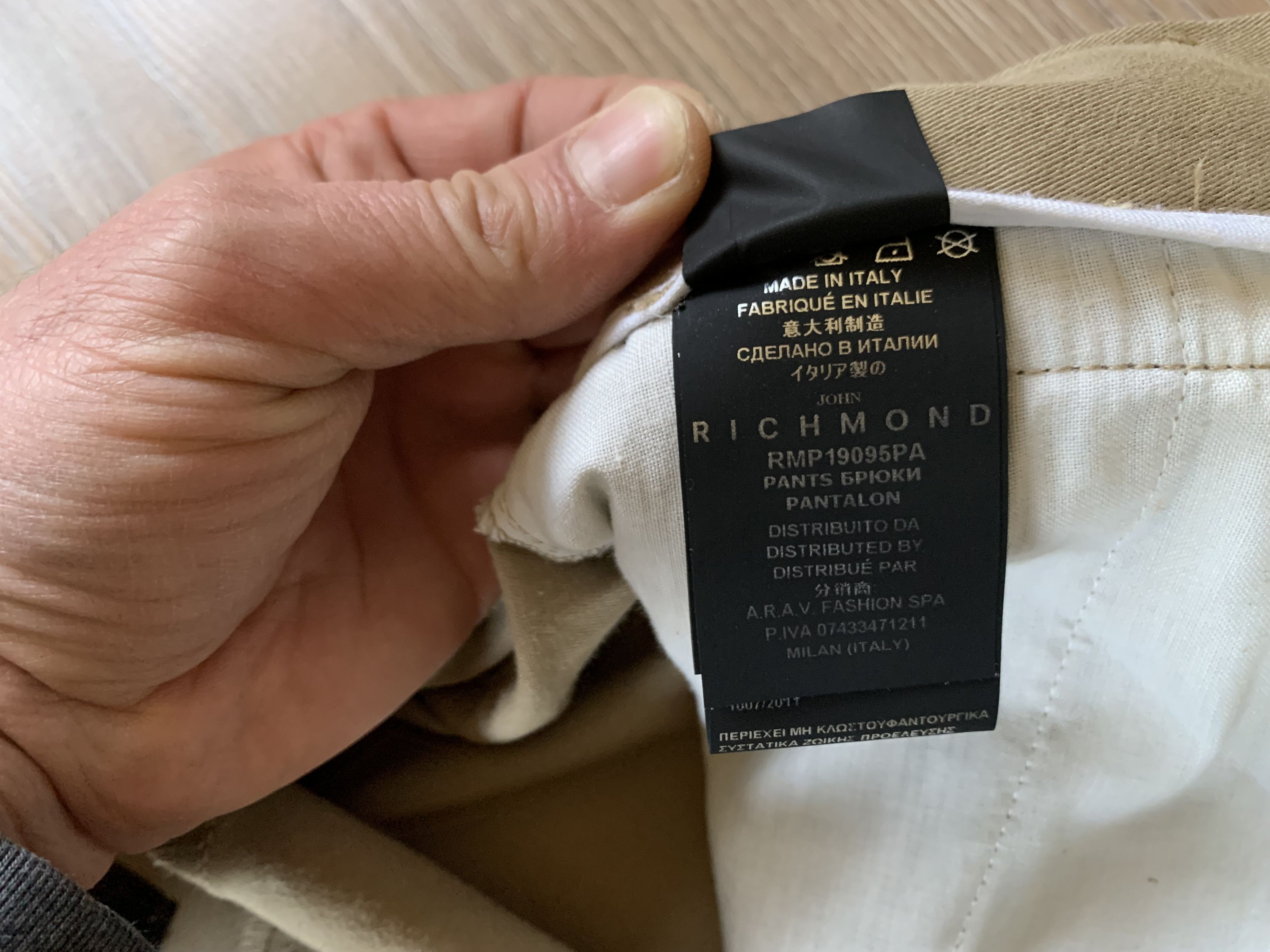 John Richmond Rare John Richmond Beige Pants Trousers Size US 34 / EU 50 - 13 Thumbnail