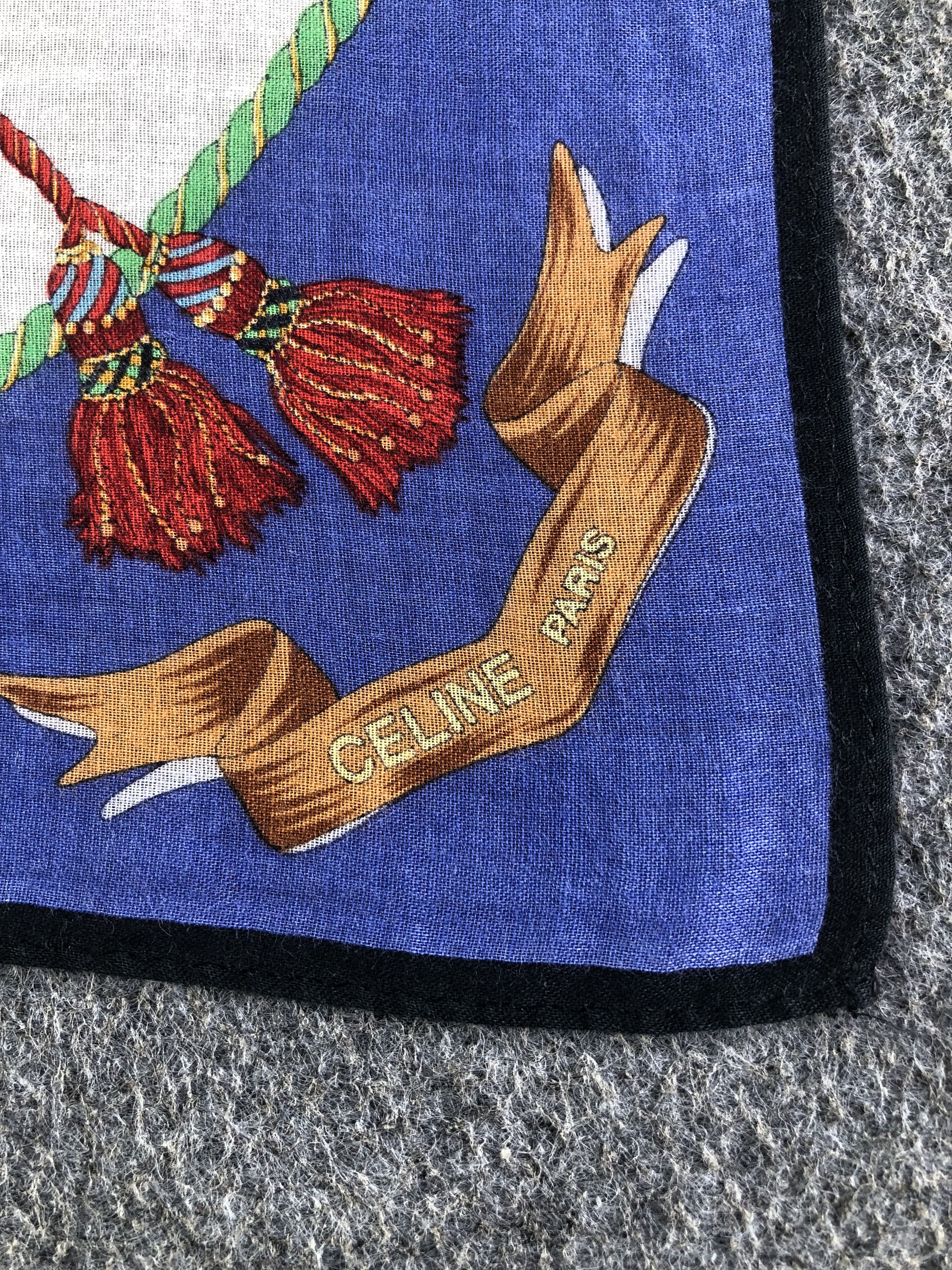 Celine Celine Handkerchief / Bandana / Neckerchief C355 Size ONE SIZE - 5 Thumbnail