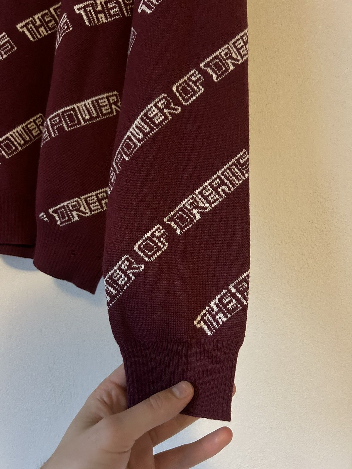 Balenciaga Balenciaga Oversized Wool “The Power of Dreams” Sweater Size US XL / EU 56 / 4 - 6 Thumbnail
