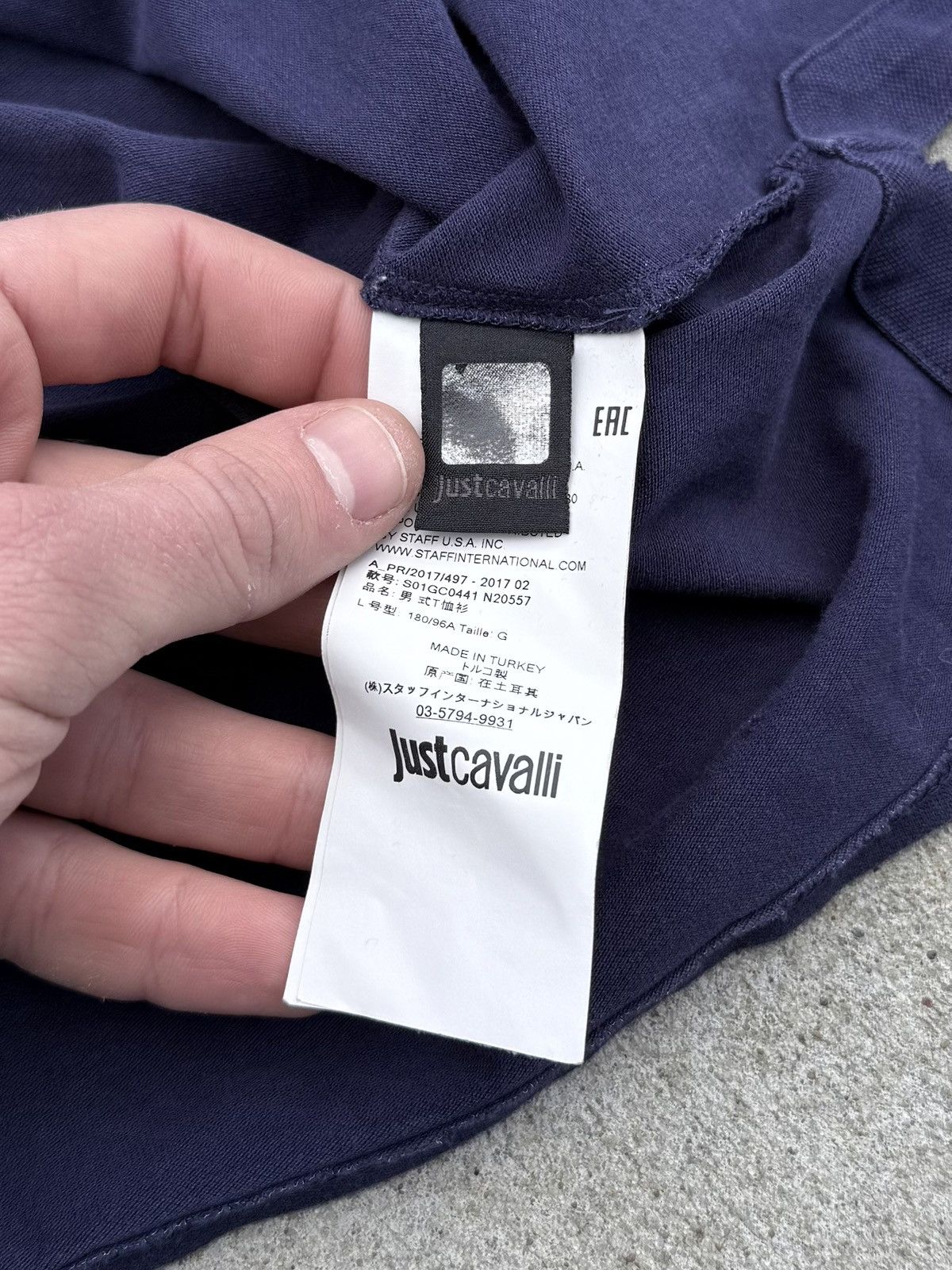 Other Vintage Just Cavalli Y2K streetwear luxury rare polo shirt Size US L / EU 52-54 / 3 - 12 Thumbnail