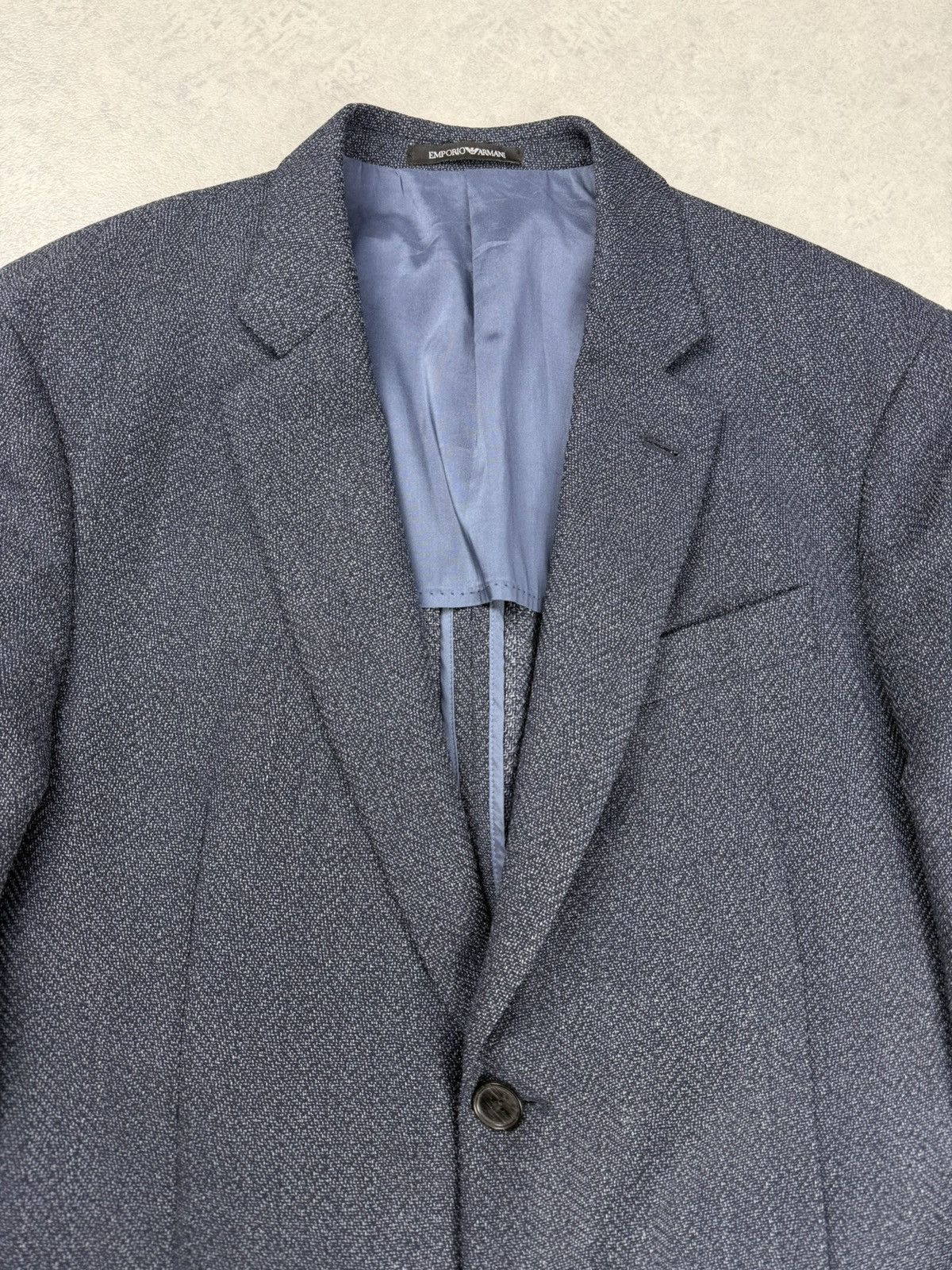 Emporio Armani Emporio Armani G Line Deco Fleck Blazer Jacket Size 52 Size 42R - 5 Thumbnail