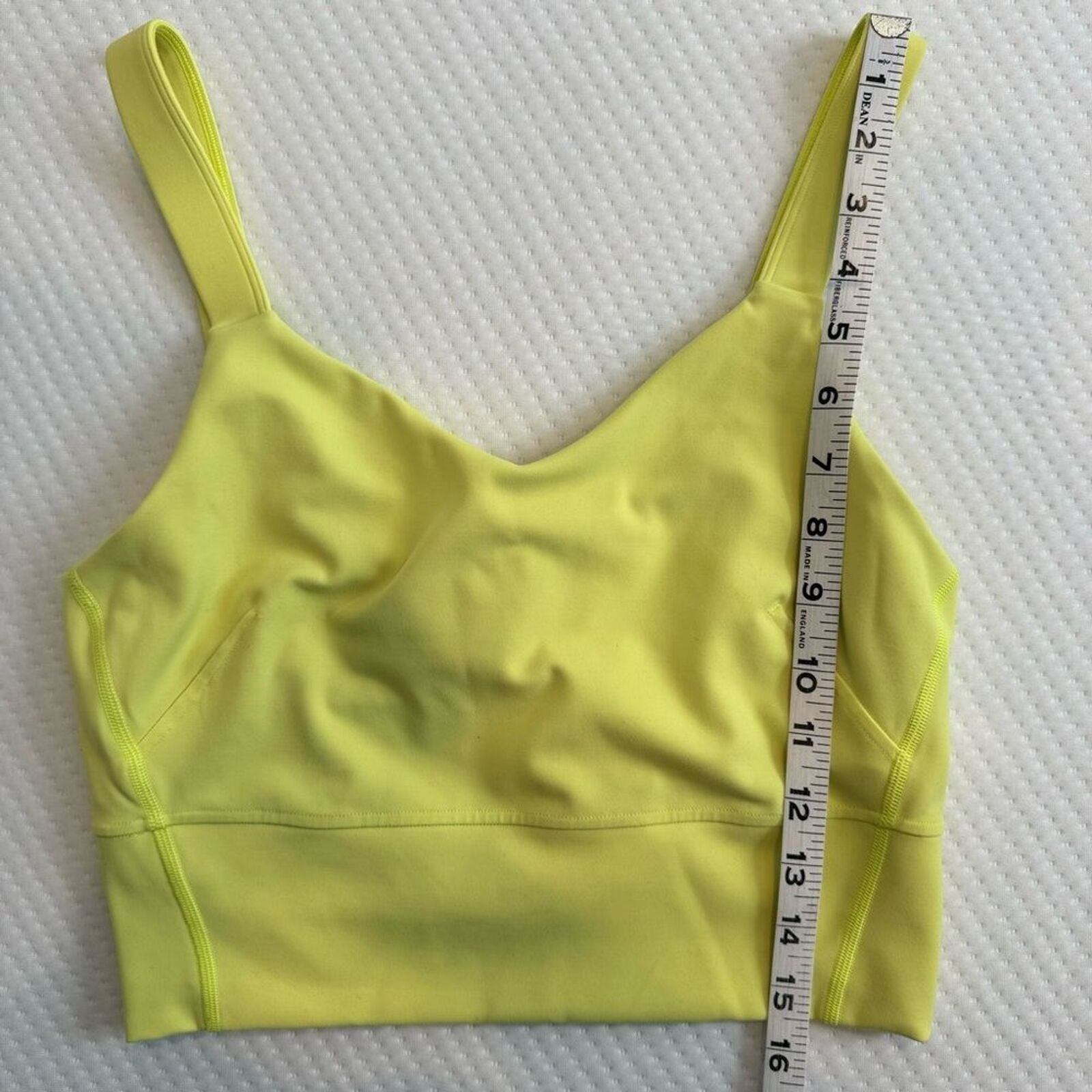 Lululemon Lululemon Wunder Train Tank Top Electric Lemon Sz 2 Size XS / US 0-2 / IT 36-38 - 8 Thumbnail