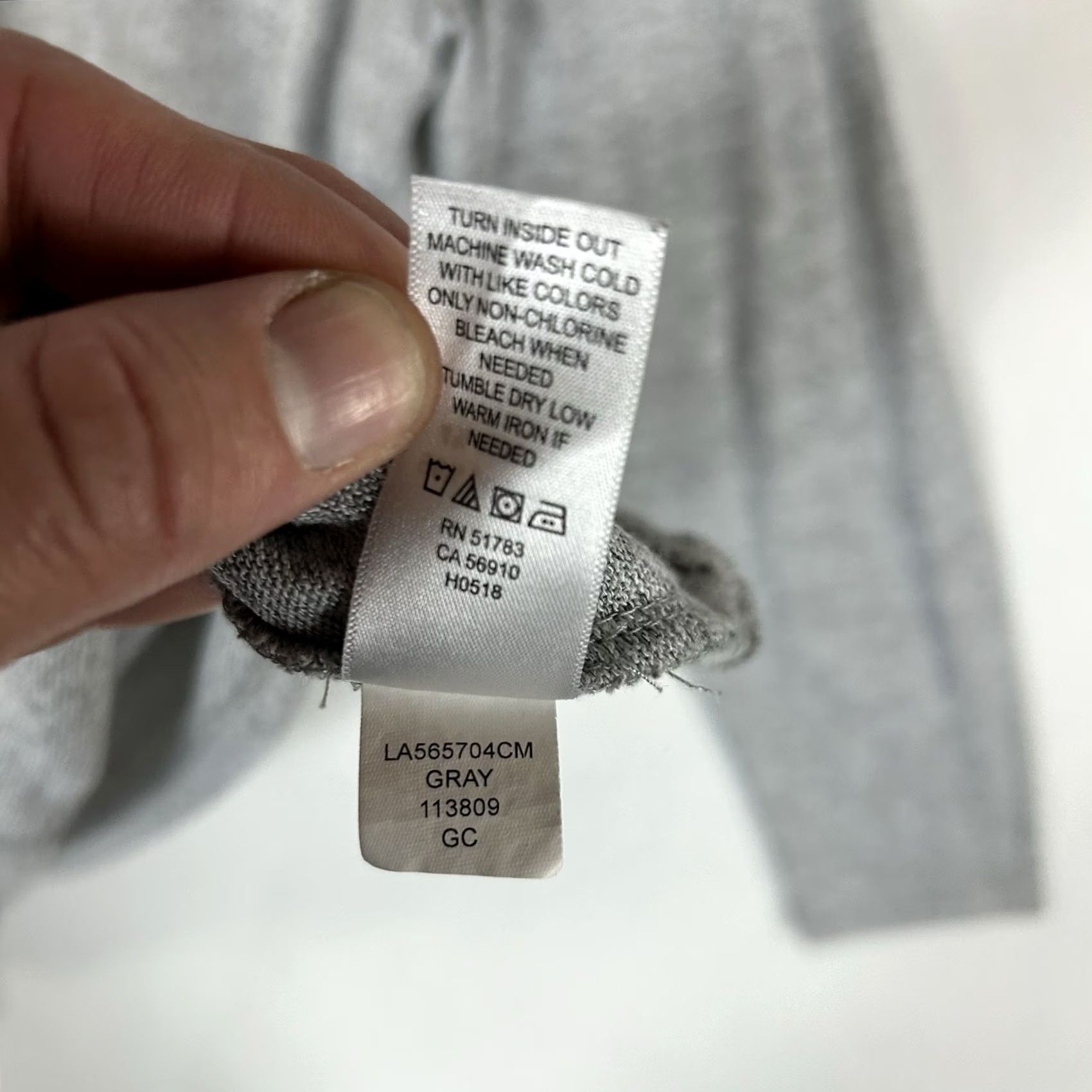 Vintage Maurices Lightweight Sweater Throw Women's Size 2XL Gray V-Neck Long Sleeve Top Pullover Knit Bohemian Classic Relaxed Fit Pockets Stretch Size XXL / US 16-18 / IT 52-54 - 5 Thumbnail