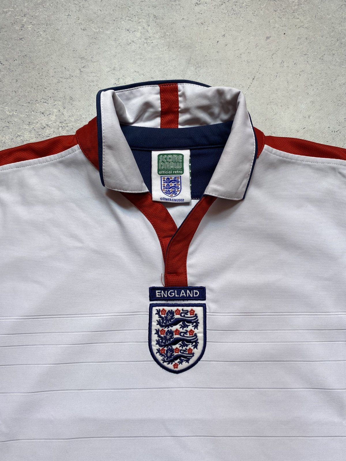 Other Score Draw England 2003-2005 Umbro Reversible Home Football Size US S / EU 44-46 / 1 - 6 Thumbnail