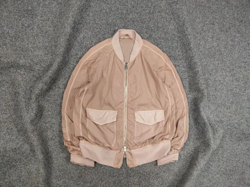 Peuterey Peuterey Designer Nylon Light Beige Bomber jacket Size M / US 6-8 / IT 42-44 - 1 Thumbnail