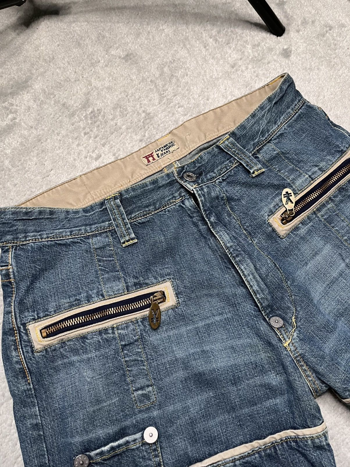 Michiko Koshino Vintage Navy Straight Leg Jeans Michiko Koshino Japan Denim Size US 32 / EU 48 - 3 Thumbnail