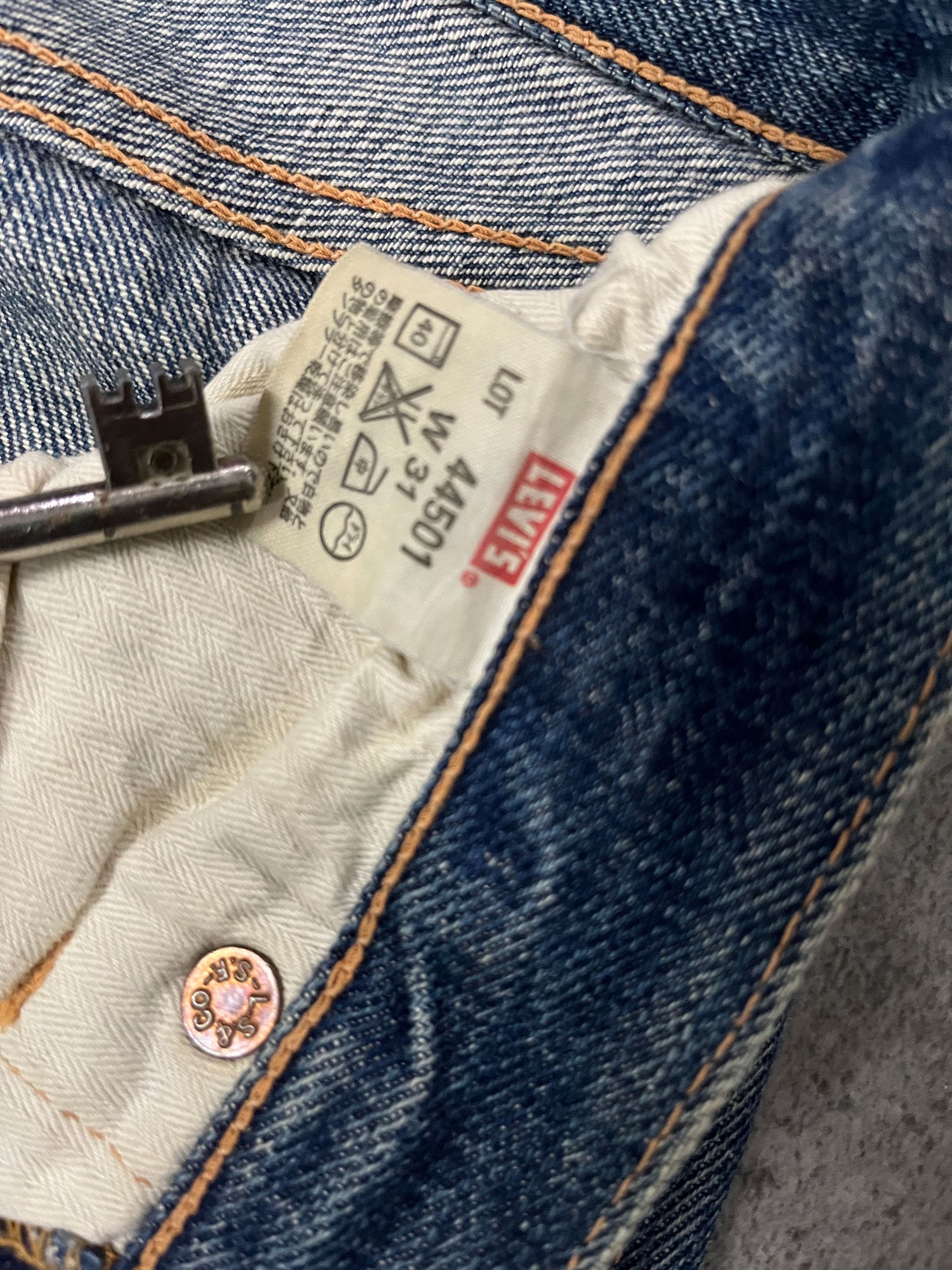Levi's Vintage Clothing LVC Levis S501XX Redline Size US 30 / EU 46 - 4 Thumbnail