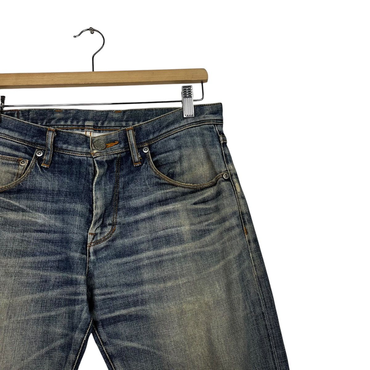 Matsuda Vintage Monsieur Nicole By Matsuda Distressed Denim Size 32" / US 10 / IT 46 - 5 Thumbnail