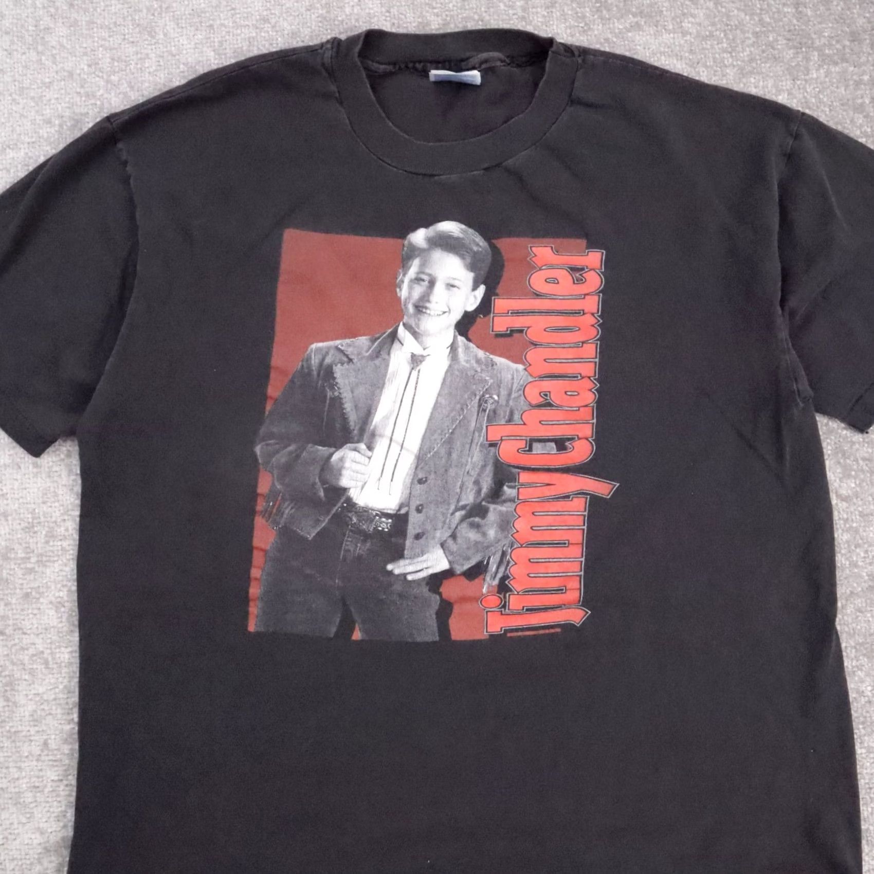Vintage VINTAGE Jimmy Chandler T-Shirt XL Black Short Sleeve Mens Music Western USA Rare Single Stitch Size US XL / EU 56 / 4 - 5 Thumbnail