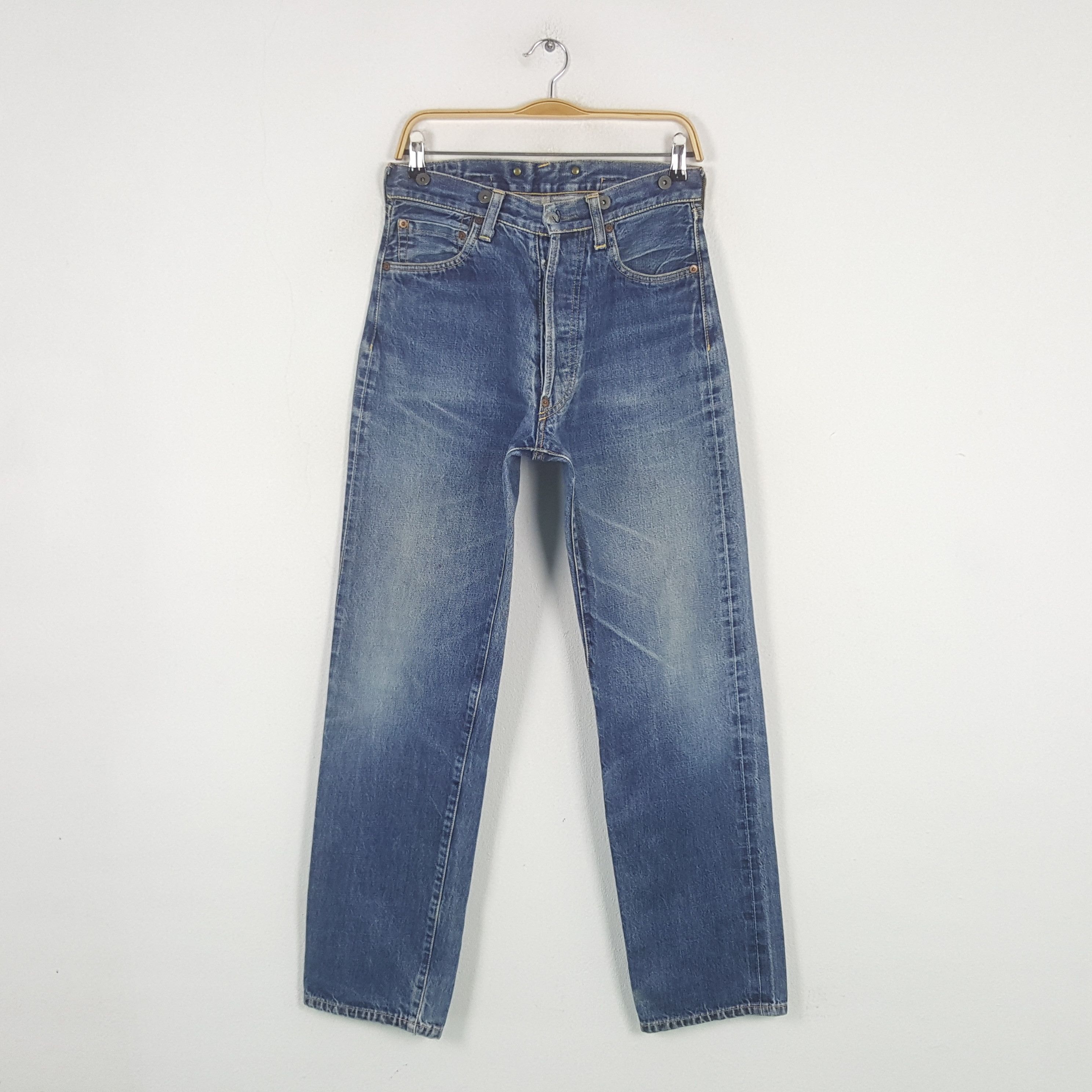 Evisu Vintage Evis Selvedge Daicock Art Denim Jeans C297N1 Size US 29 - 4 Thumbnail