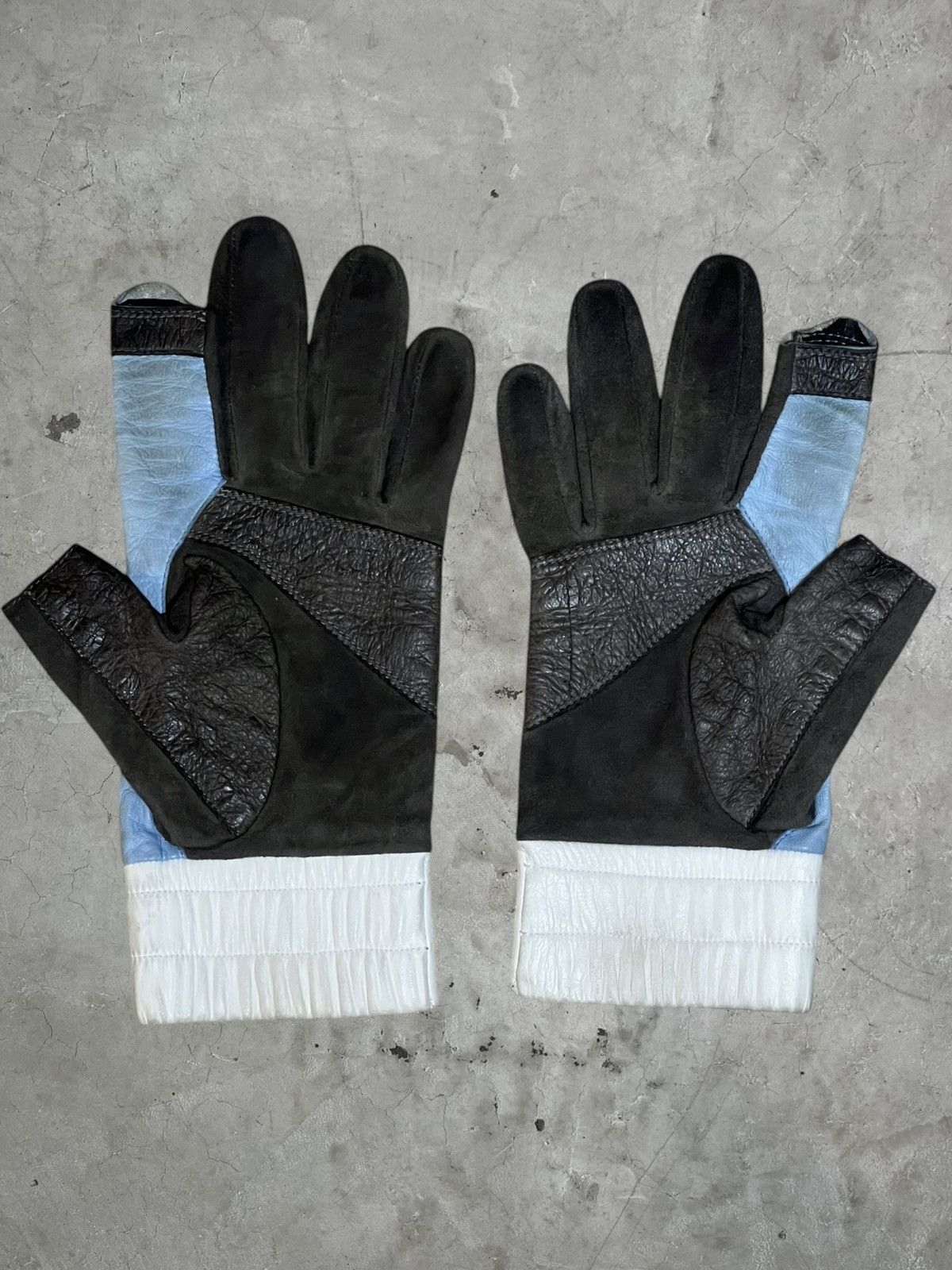 Rick Owens Rick Owens Leather Racing Gloves Size ONE SIZE - 4 Thumbnail