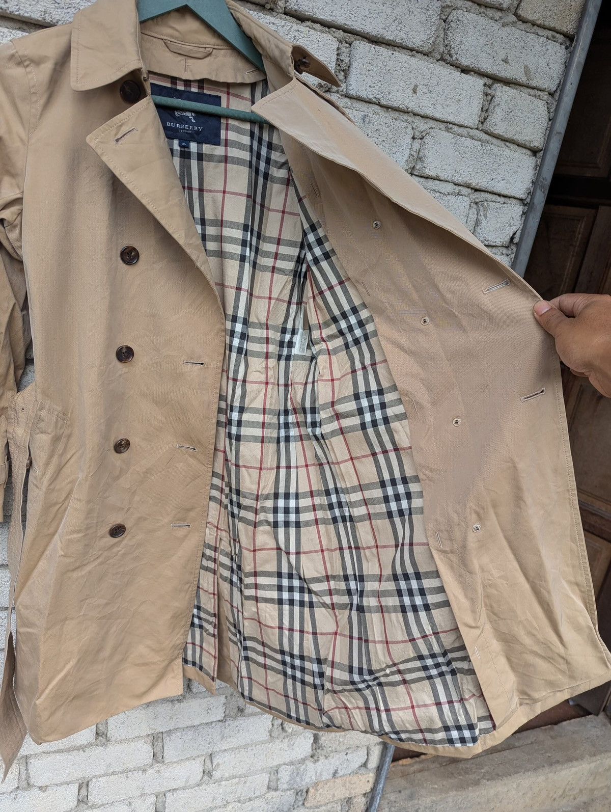 Burberry Burberry Nova Check Trench Coat Size XS / US 0-2 / IT 36-38 - 5 Thumbnail