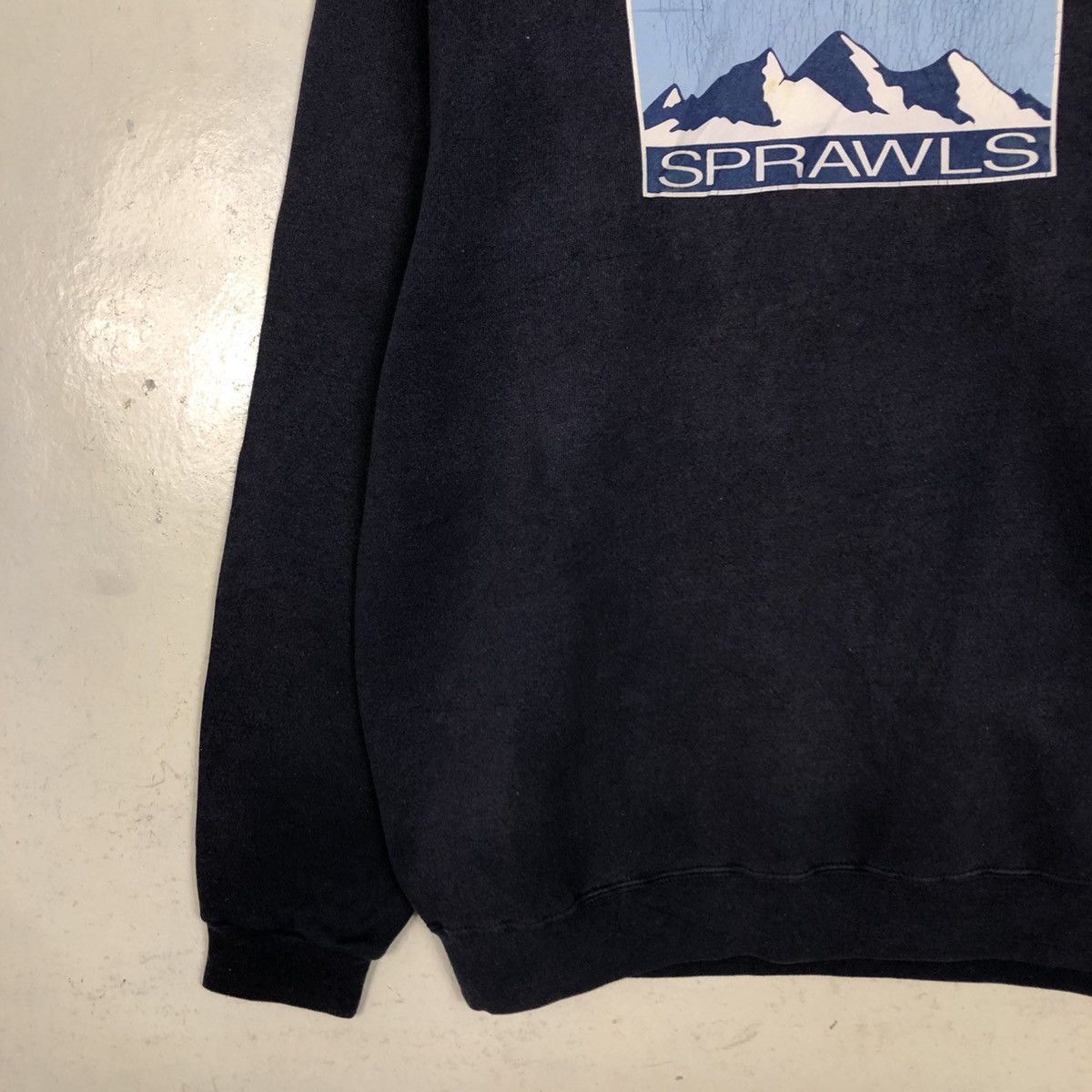 Vintage 📌Vintage Sweatshirt Crewneck Sprawls Big Logo Design Size US M / EU 48-50 / 2 - 6 Thumbnail