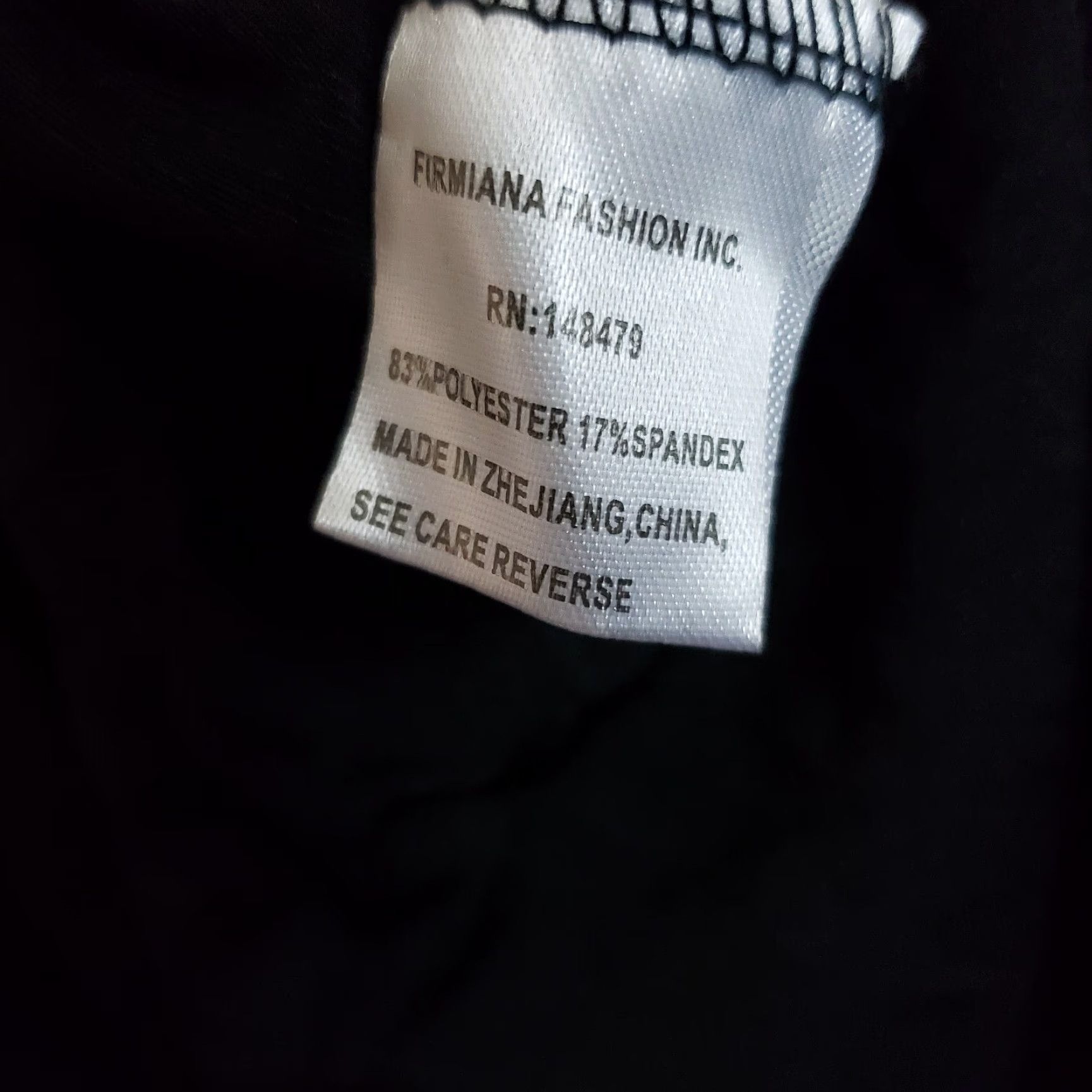 Vintage Lily by Firmiana Womens Top L Solid Black Neck Tie Shirt Blouse XS? No, L size? (Remove confusion) Size L / US 10 / IT 46 - 5 Thumbnail