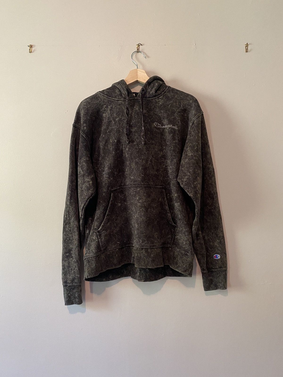Champion Champion Black Salt Wash Hoodie Size US M / EU 48-50 / 2 - 1 Thumbnail