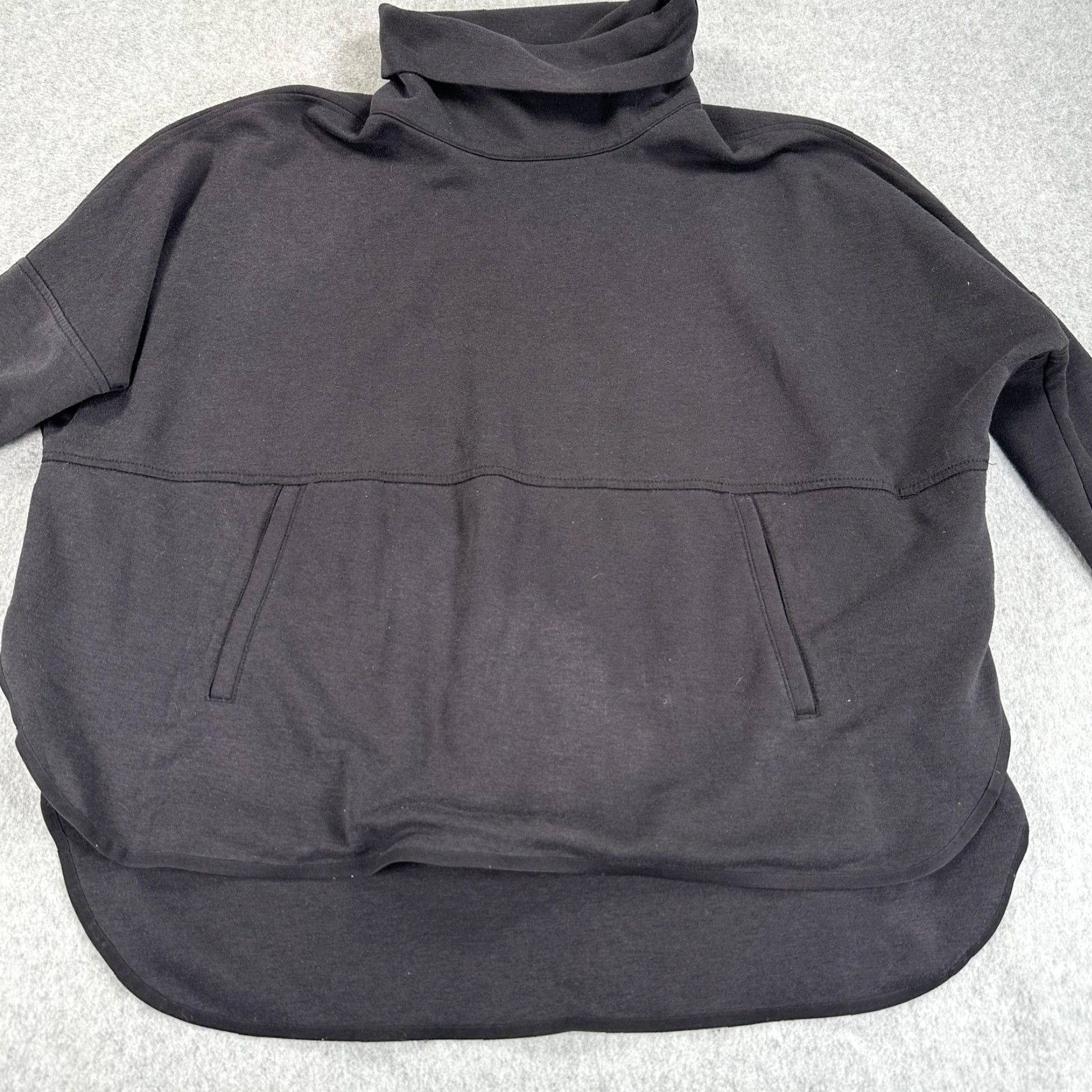 The North Face The North Face Sweatshirt Womens S/M Black Cowl Neck Fleece Pullover Pockets Size S / US 4 / IT 40 - 3 Thumbnail