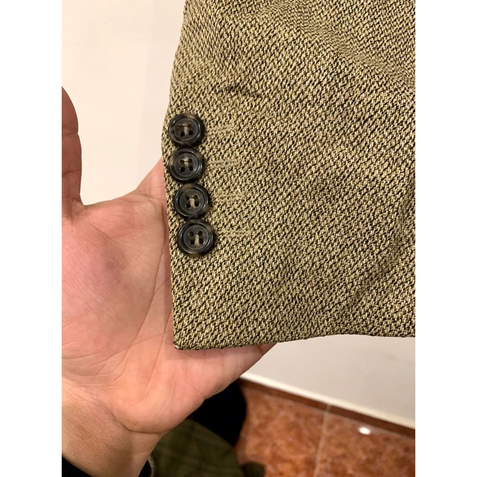 Vintage Hugo Boss Loro Piana Sport Coat Blazer Wool Cashmere Brown 42r Mens Classic Retro, Men's — image 5 of 6