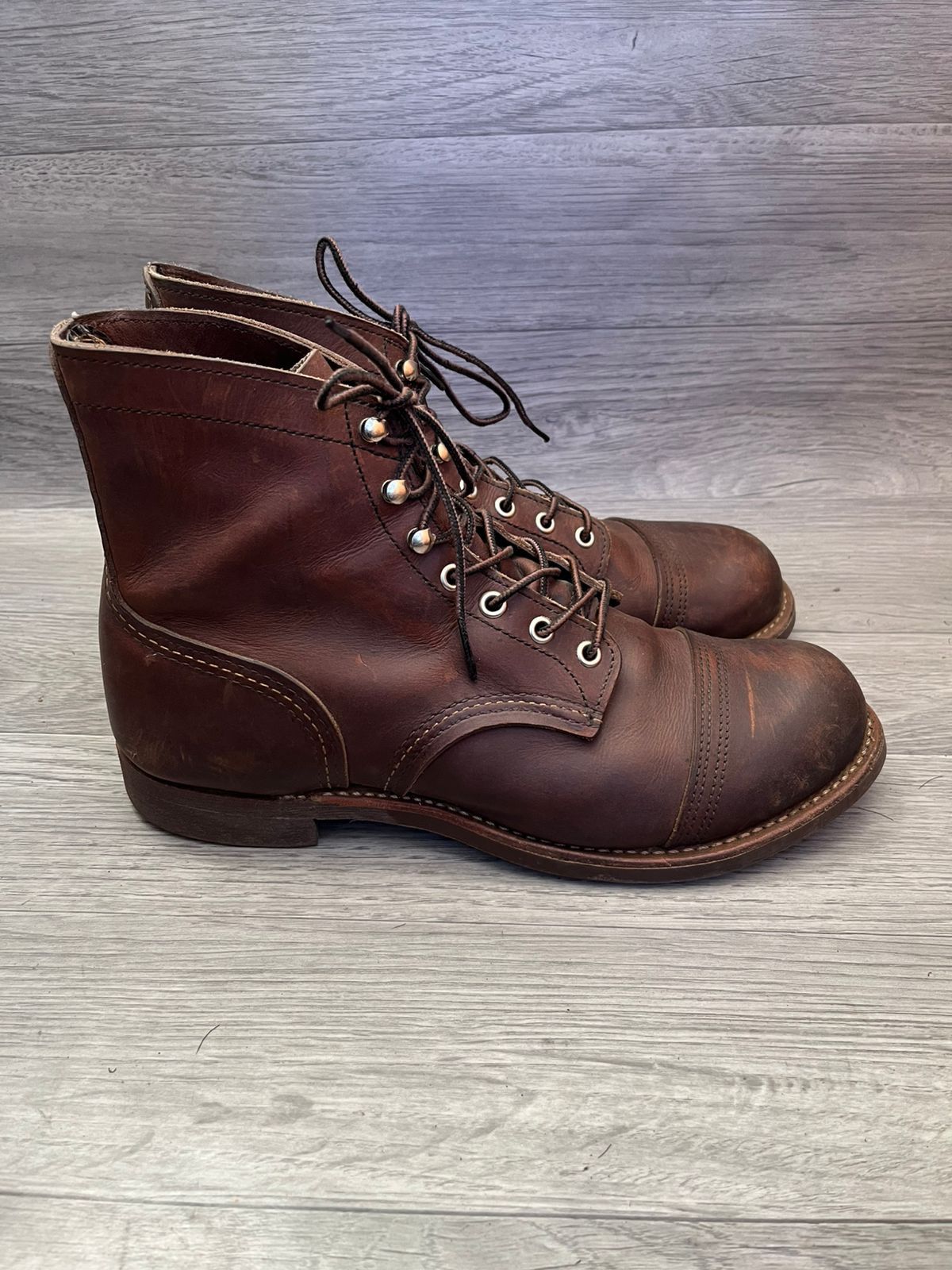 Red Wing Red Wing Brown Iron Ranger Boots Sz 43 Size US 9.5 / EU 42-43 - 5 Thumbnail
