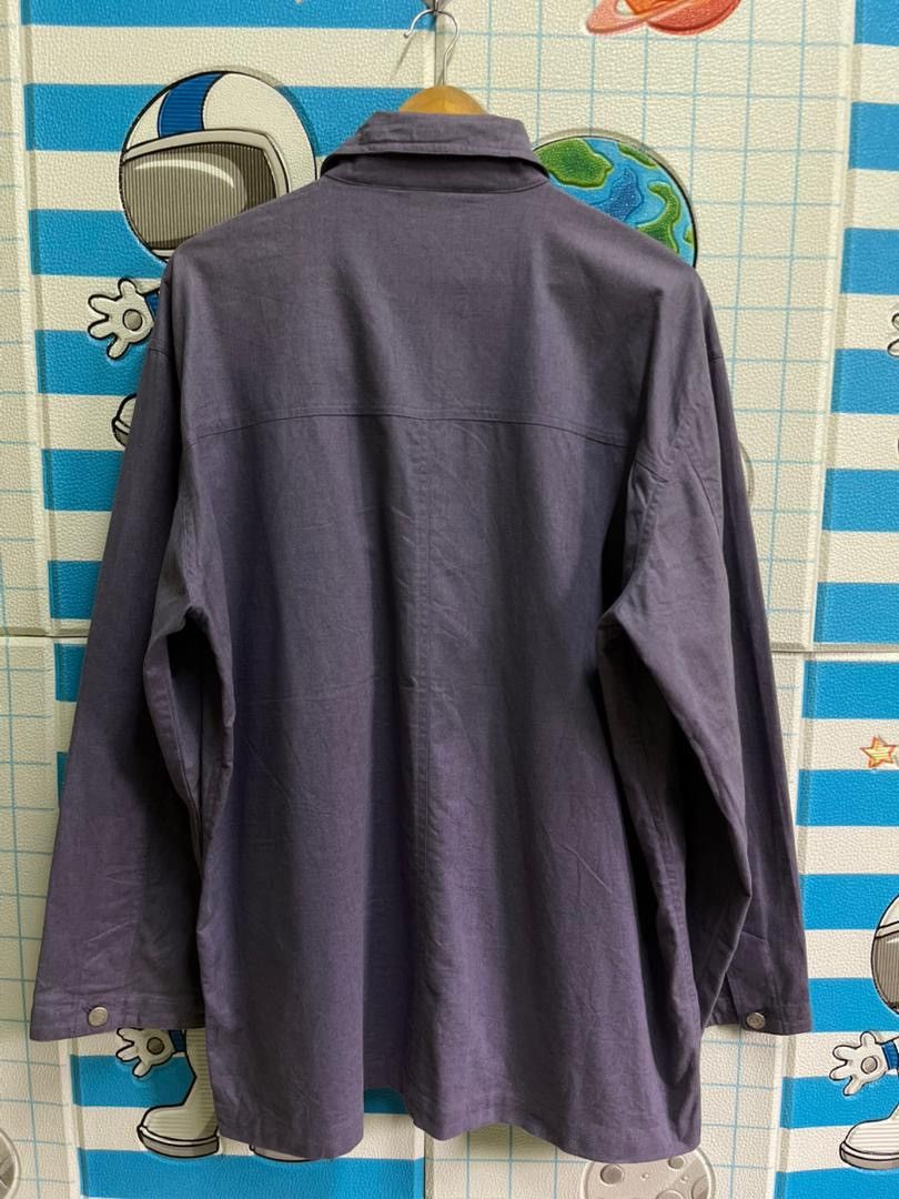 Vintage Vintage Union Bay Purple Chore Jacket Work Shirt L Size US L / EU 52-54 / 3 - 2 Thumbnail