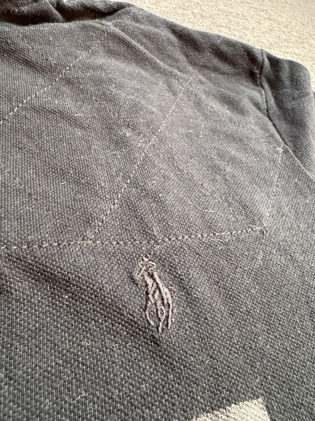 Polo Ralph Lauren × Ralph Lauren Vintage Polo Ralph Lauren Big Logo Collar black T-Shirt Size US XL / EU 56 / 4 - 3 Thumbnail