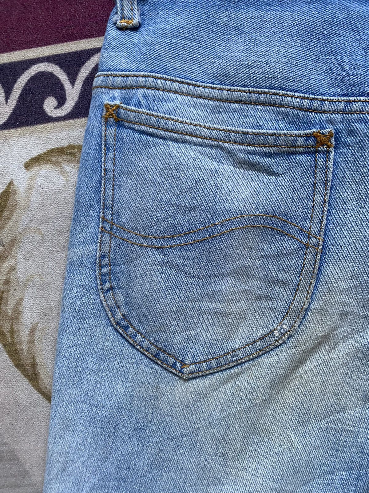 If Six Was Nine 🔥FLARE🔥Vintage Lee Riders Flare Distressed Denim Size US 27 - 4 Thumbnail