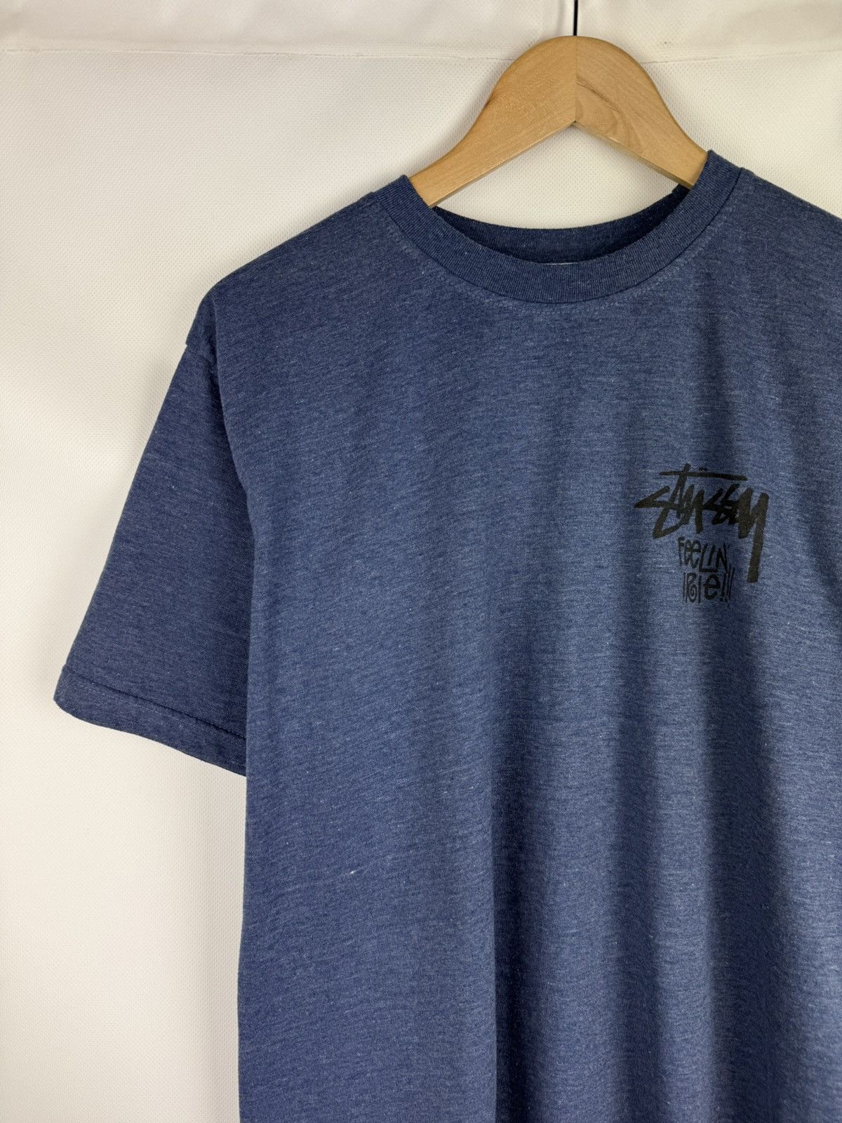 Stussy VTG Stussy Big Logo Short Sleeve T Shirt Size XL USA Made Size US XL / EU 56 / 4 - 4 Thumbnail