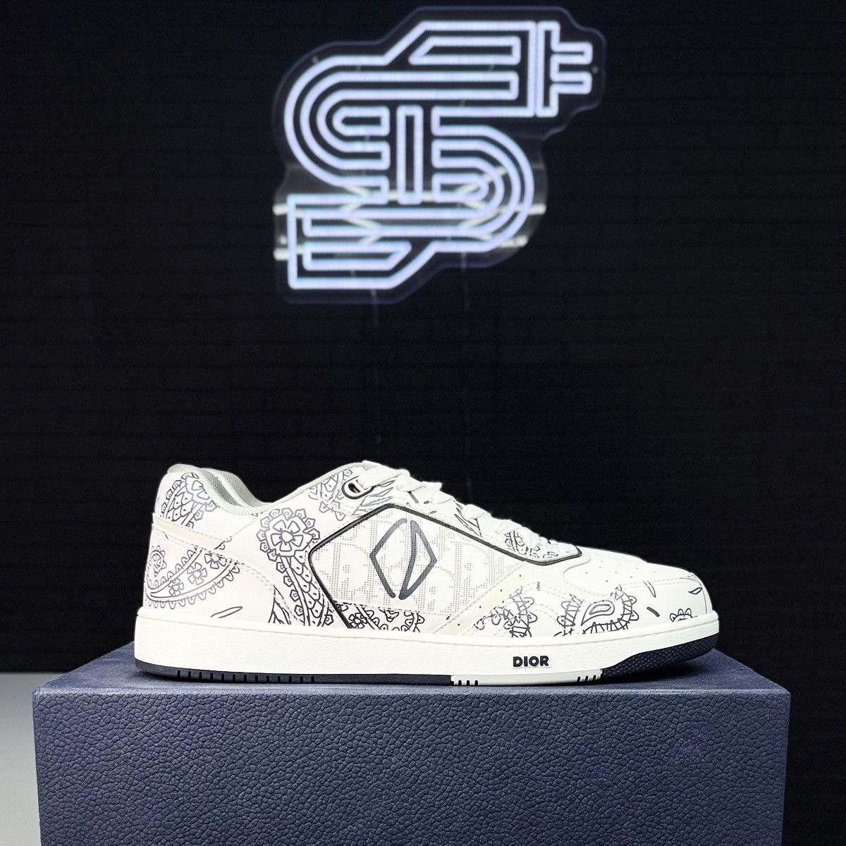 Dior Dior B27 Paisley Sneaker Size US 14 / EU 47 - 2 Thumbnail