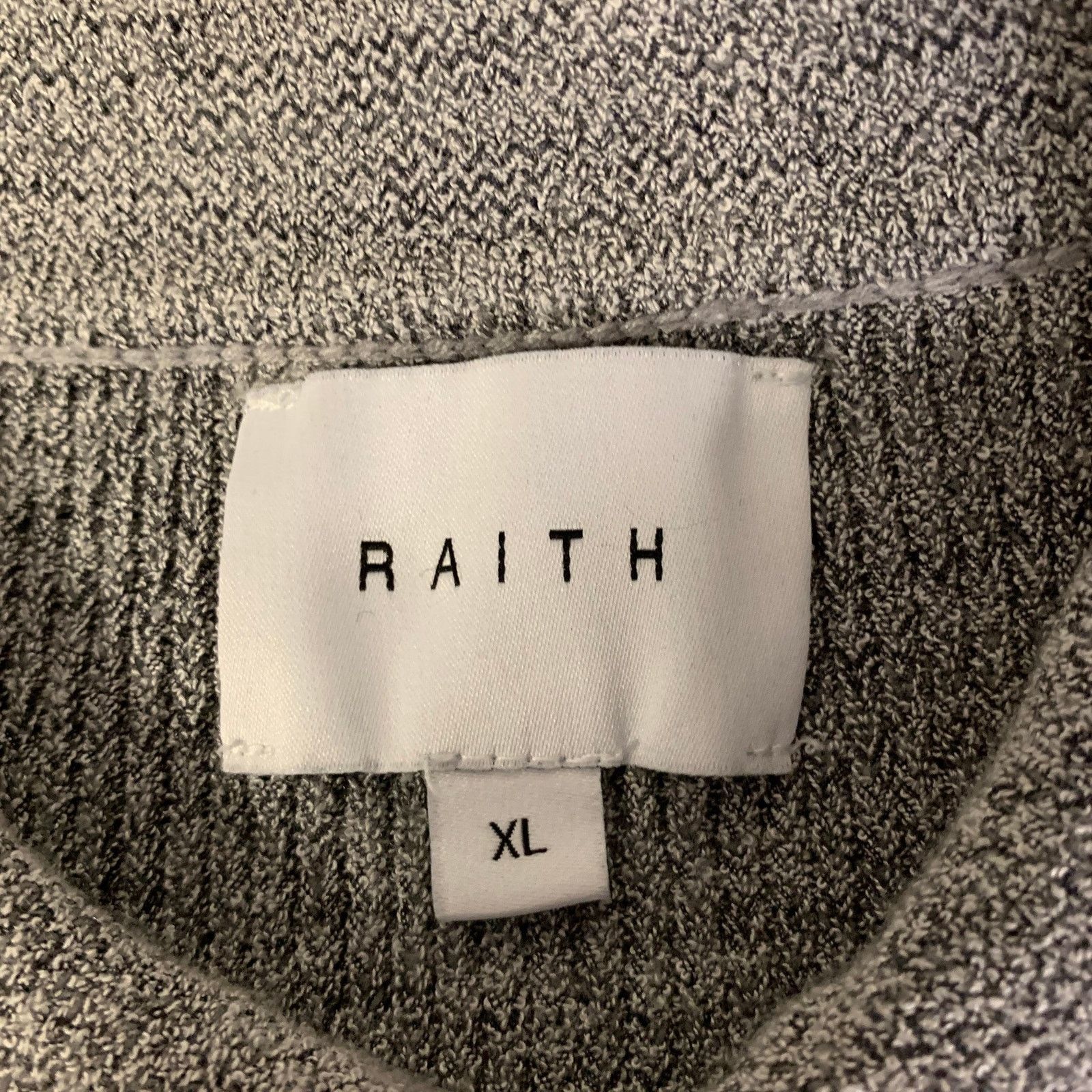 Other RAITH Size XL Grey Marled Acrylic Blend Buttoned Polo Size US XL / EU 56 / 4 - 5 Thumbnail