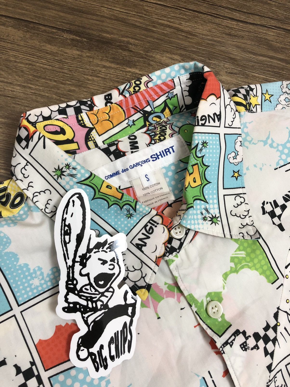 Comme des Garcons Comme des Garçons SHIRT All Over Graphic Print Cotton Shirt Size US S / EU 44-46 / 1 - 3 Thumbnail