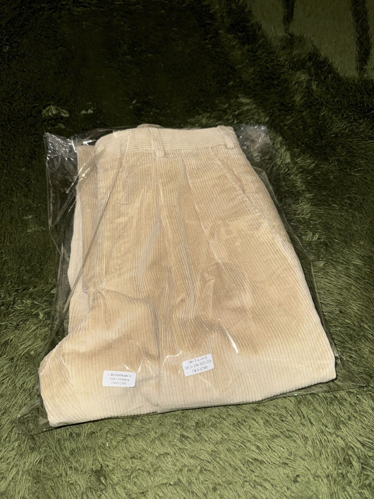 L.L. Bean [M] 90s L.L.Bean Made in USA Corduroy Two-Tuck Trousers Size US 30 / EU 46 - 11 Thumbnail