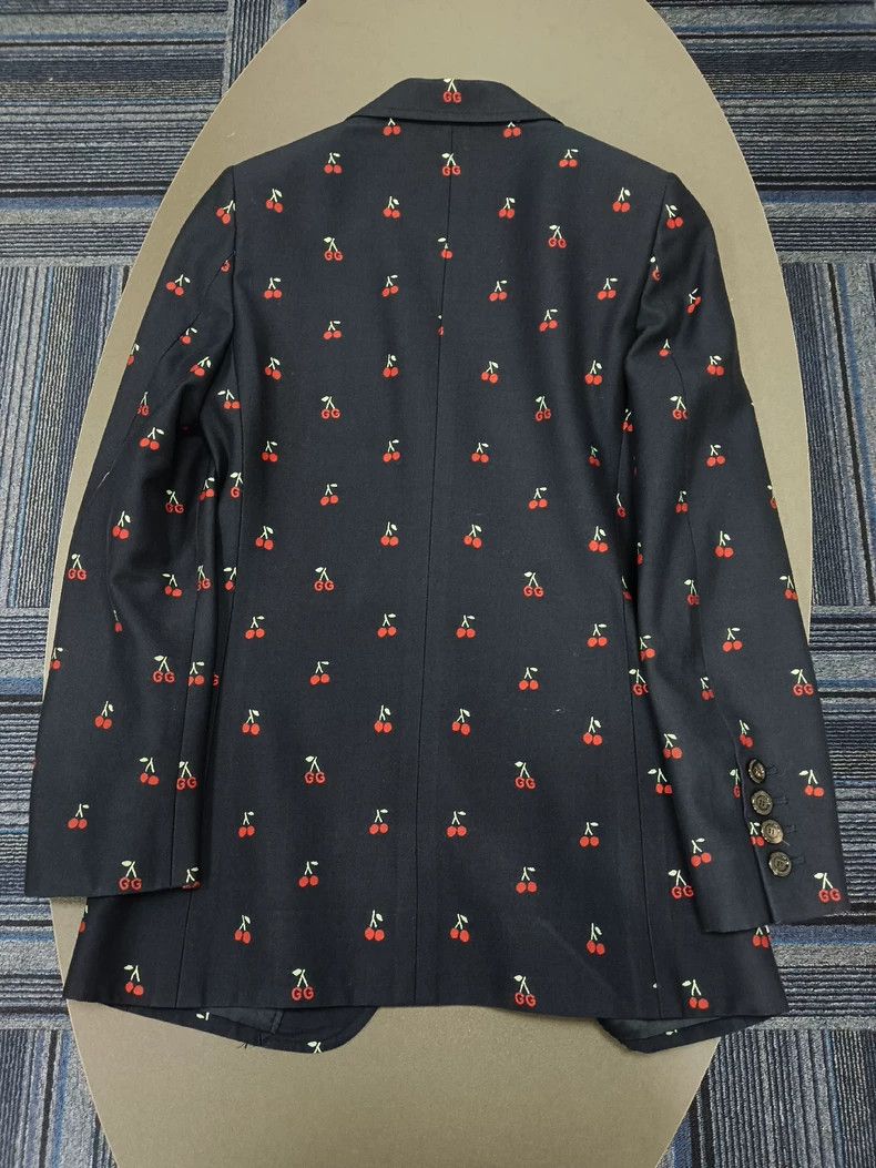 Gucci Gucci Full-print cherry fashion casual suit 2504-Nextarrow Size XS / US 0-2 / IT 36-38 - 2 Thumbnail