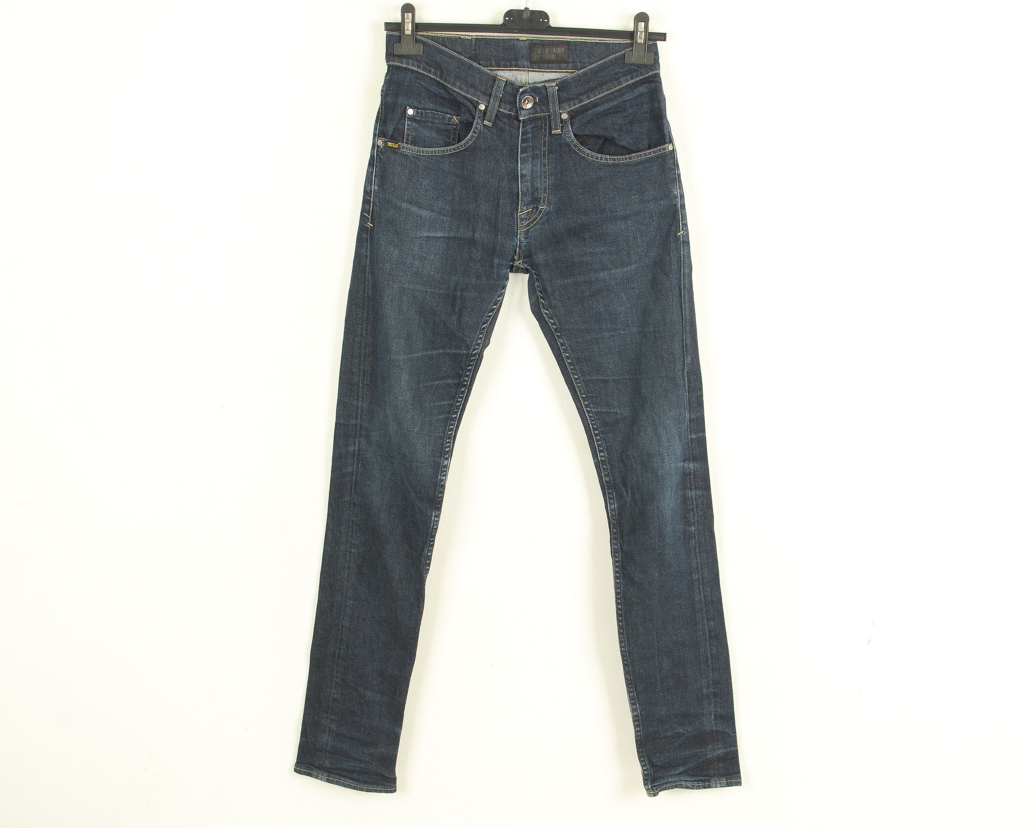 Tiger of Sweden Pistolero W27 L32 Slim Fit Jeans Denim Pants Trousers Blue Size US 27 - 1 Thumbnail