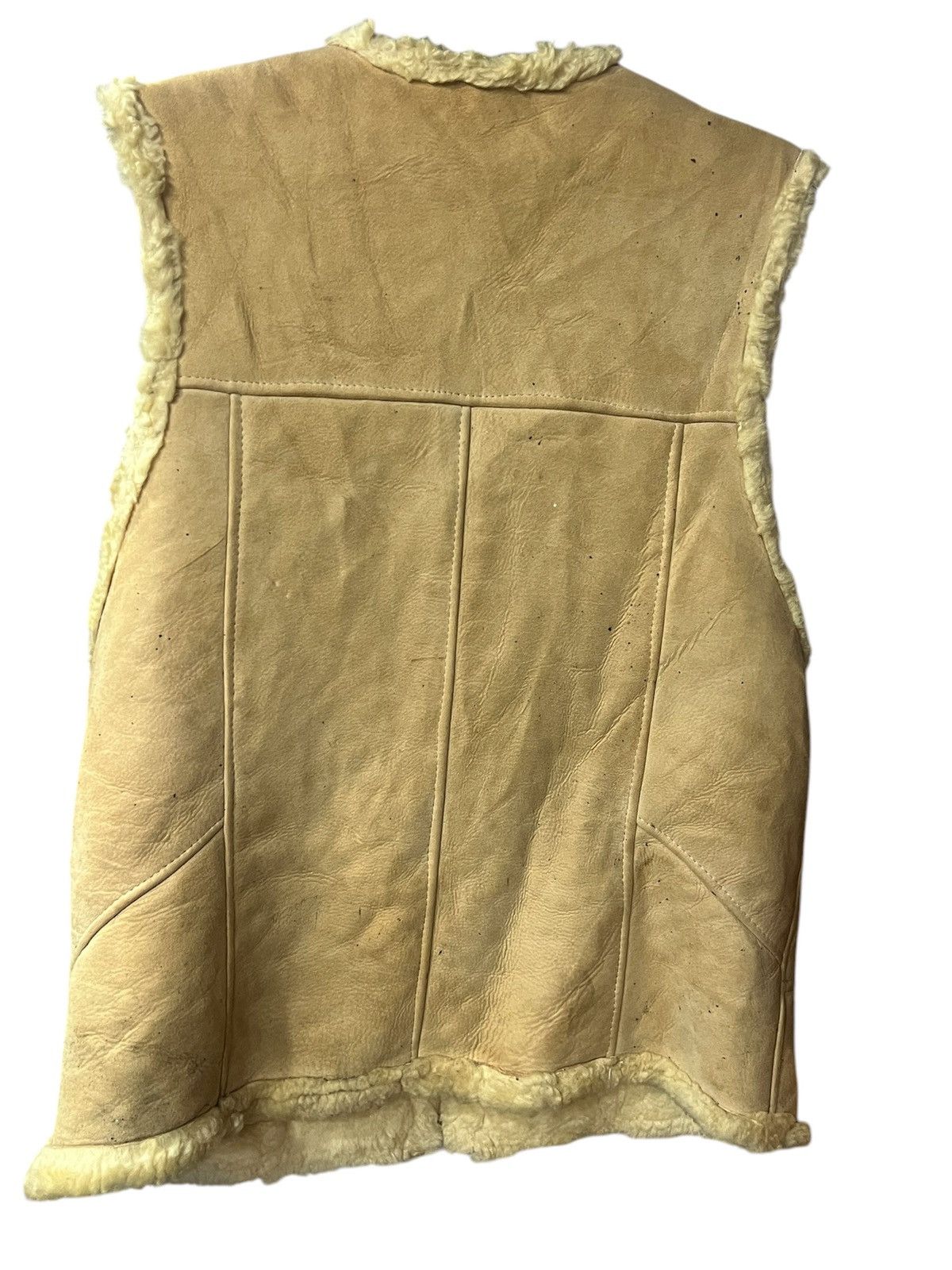 Other CRESTONS VEST JACKET ZIPPER SHEEPSKIN HANDCRAFTED Size US M / EU 48-50 / 2 - 2 Thumbnail