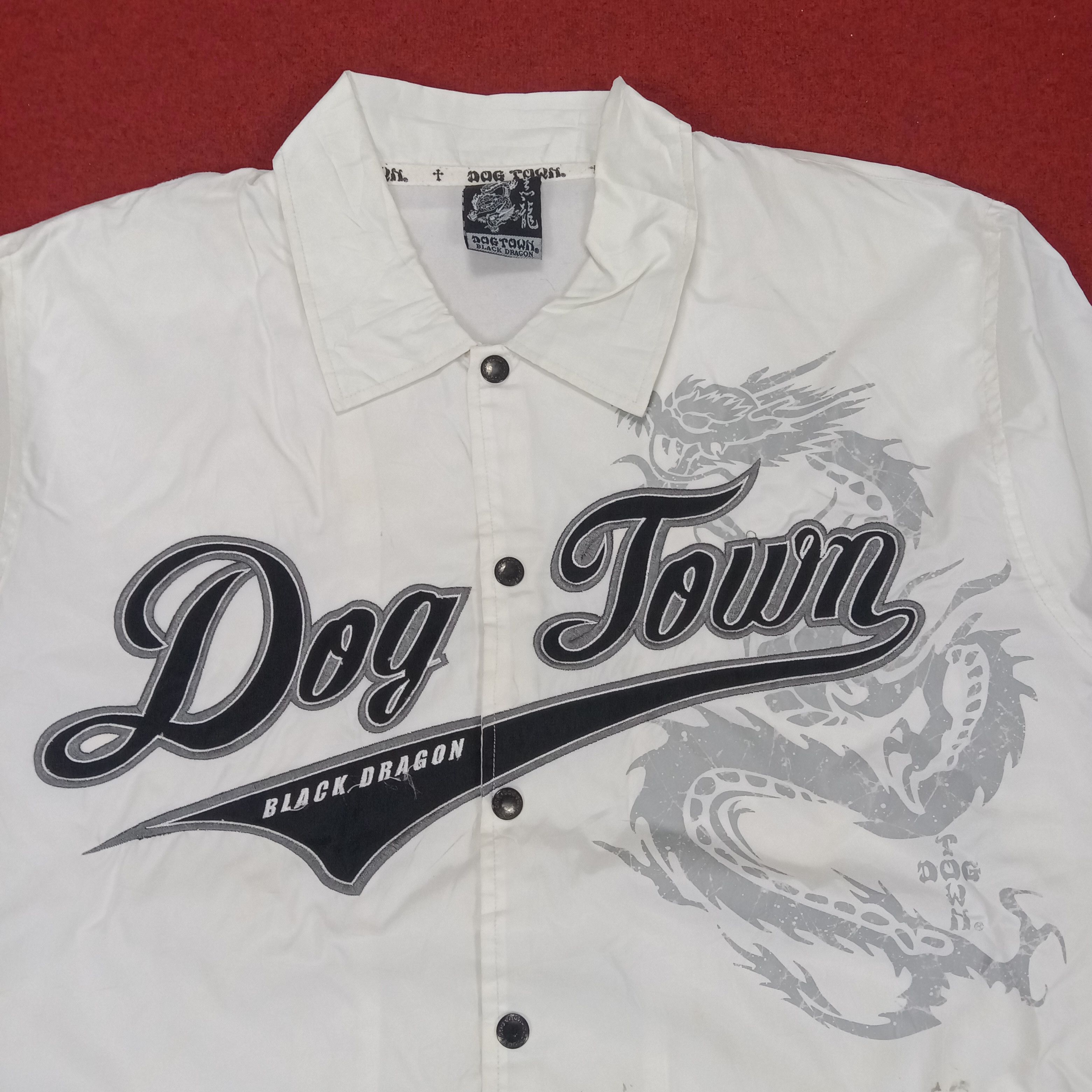 Dogtown × Vintage Dogtown Black Dragon Skater Streetwear Style Jacket Size US XL / EU 56 / 4 - 2 Thumbnail