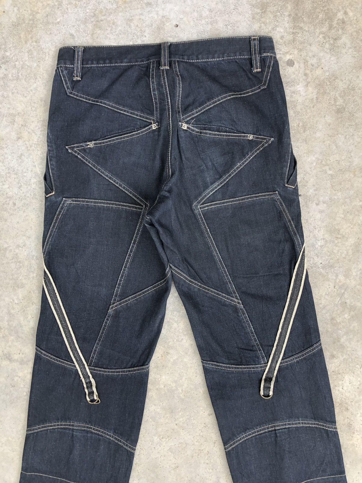 PPFM PPFM Jeans White Stitch Size US 33 - 6 Thumbnail