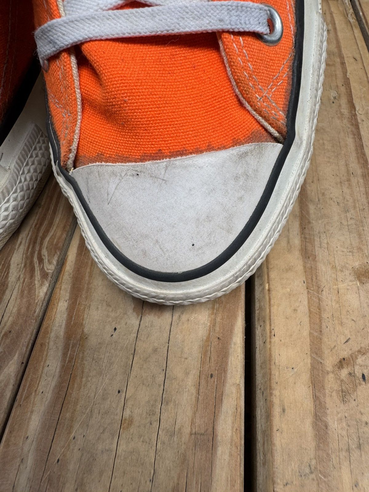 Converse VTG converse all star Hi Top canvas sneakers made in USA Size US 6.5 / EU 39-40 - 4 Thumbnail